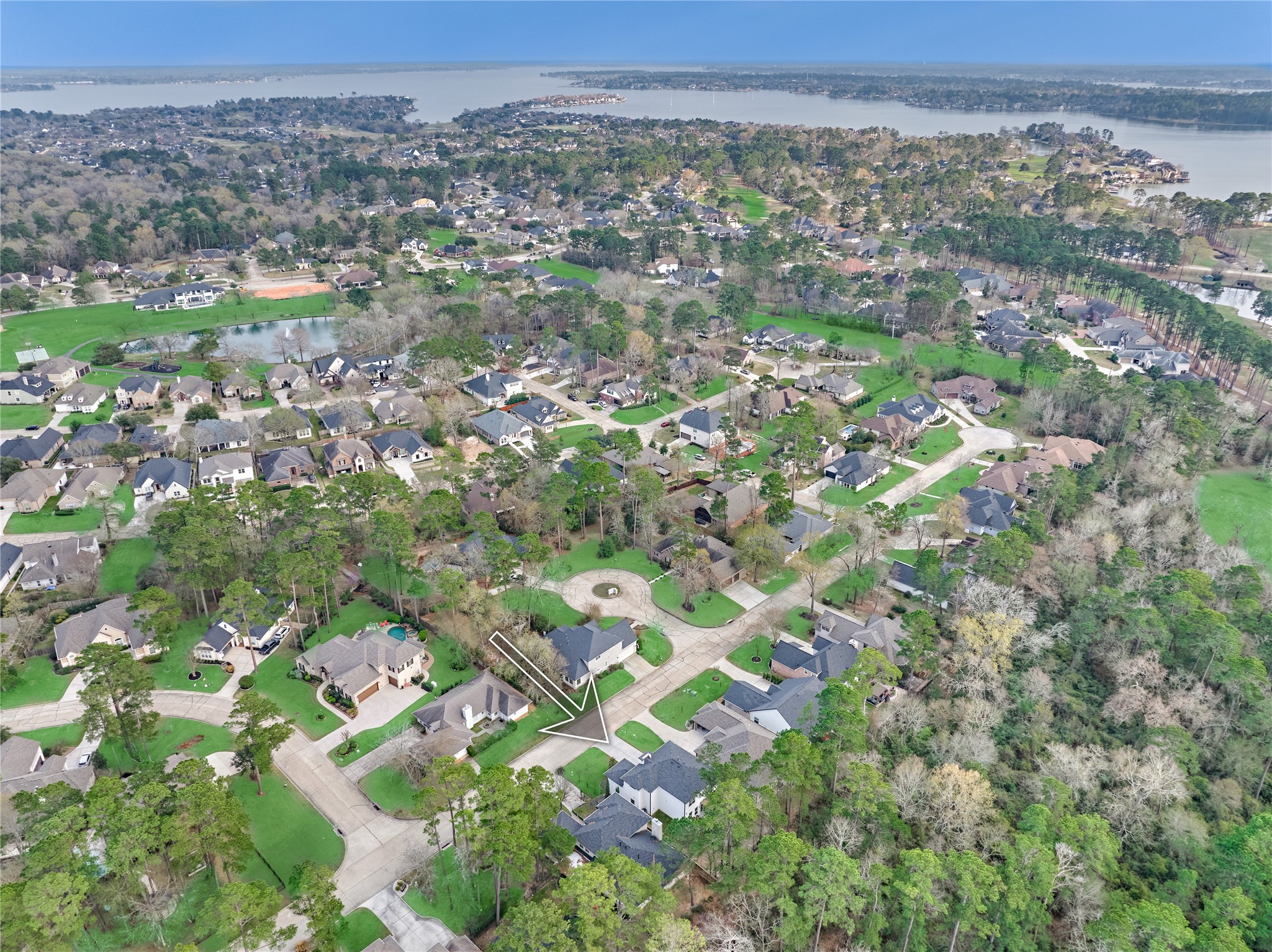 Located on a quiet cul-de-sac street on the west side of the neighborhood, just moments from the gated entrance.