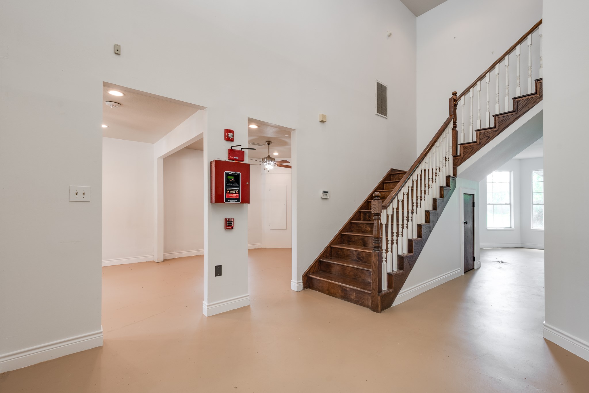 Grand entry in building #7.