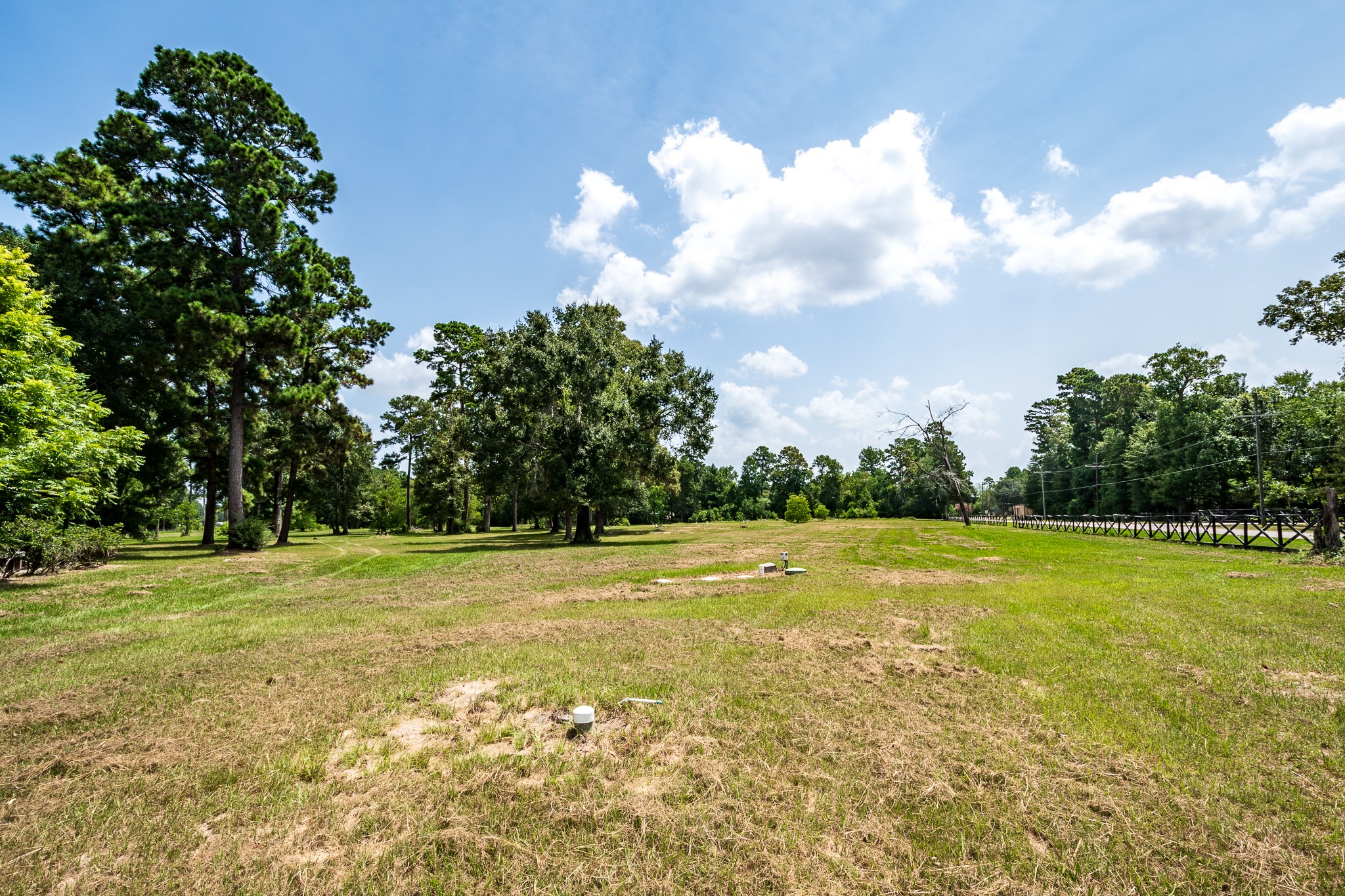 Lush green lot with mature trees, offering a serene and picturesque setting perfect for building your dream homeor multiple homes.