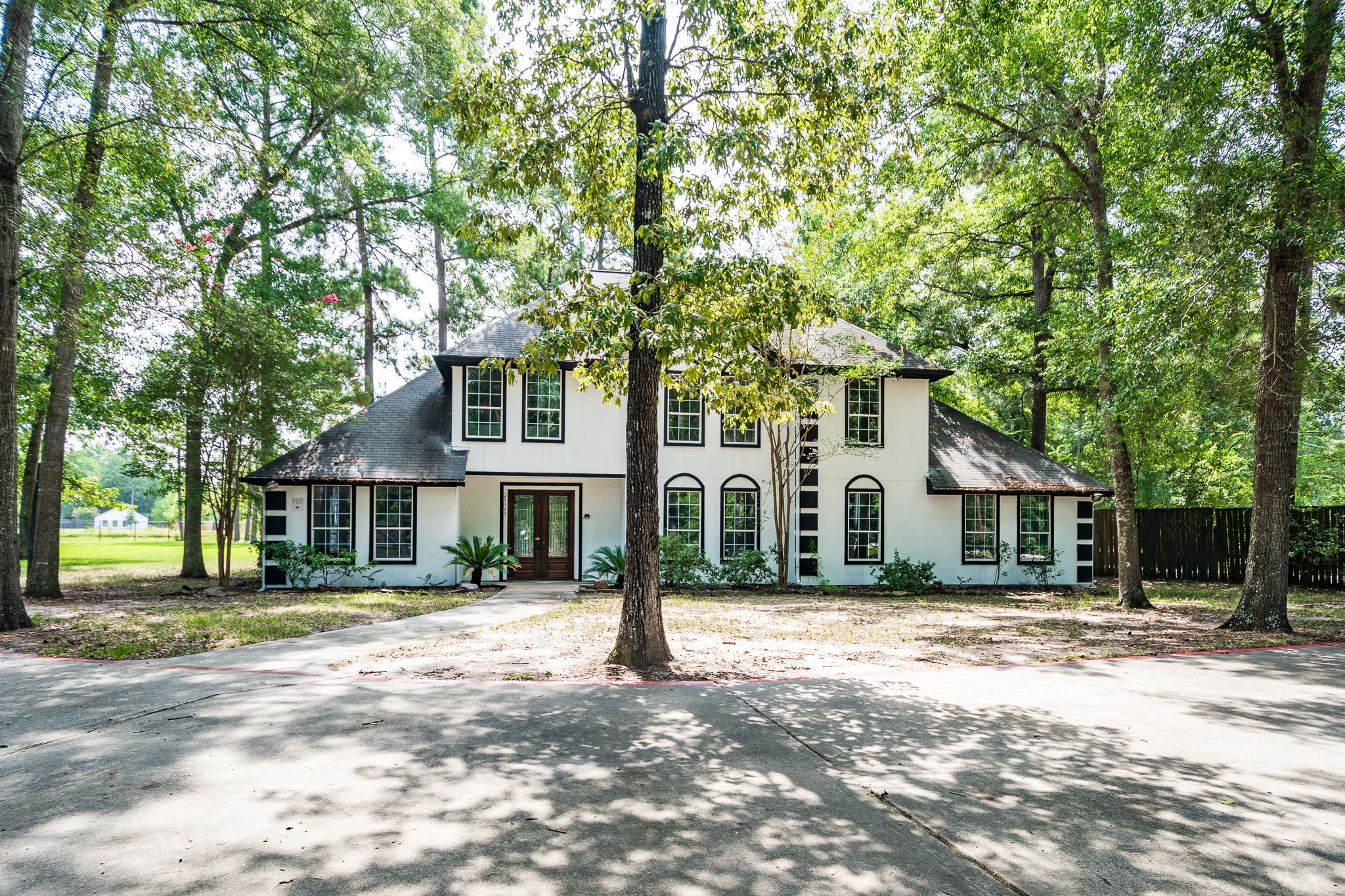 Front elevation of building #7.
