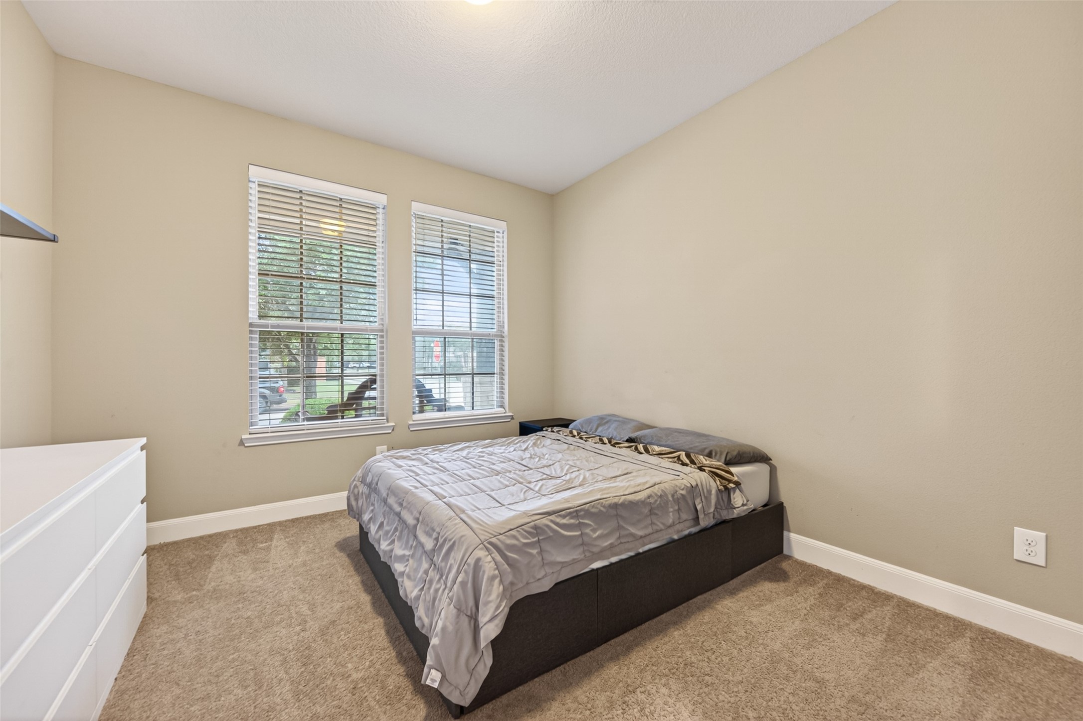 Great view to the front with privacy due to mature landscaping