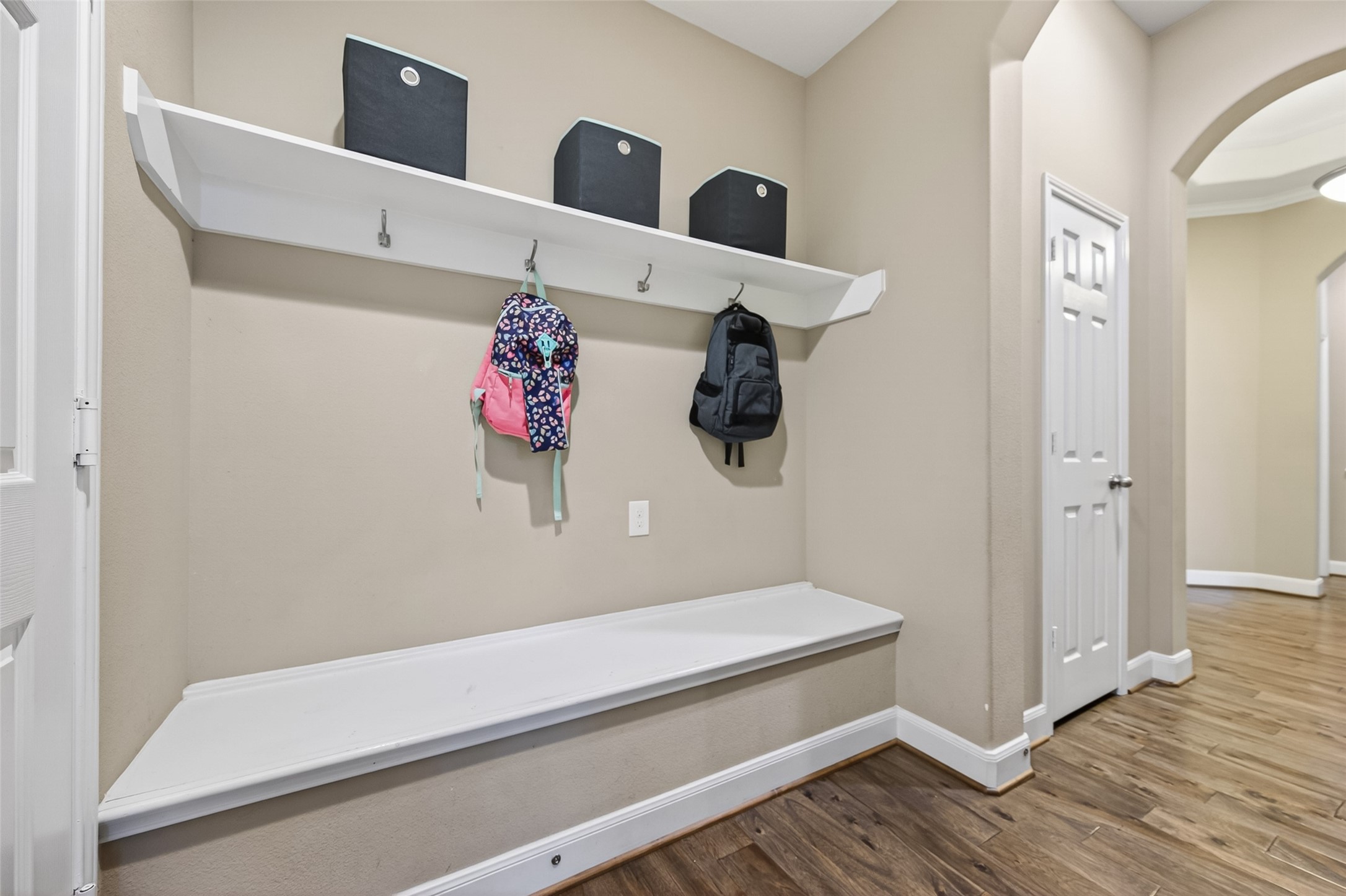 Mud room as you enter from the 3 car garage