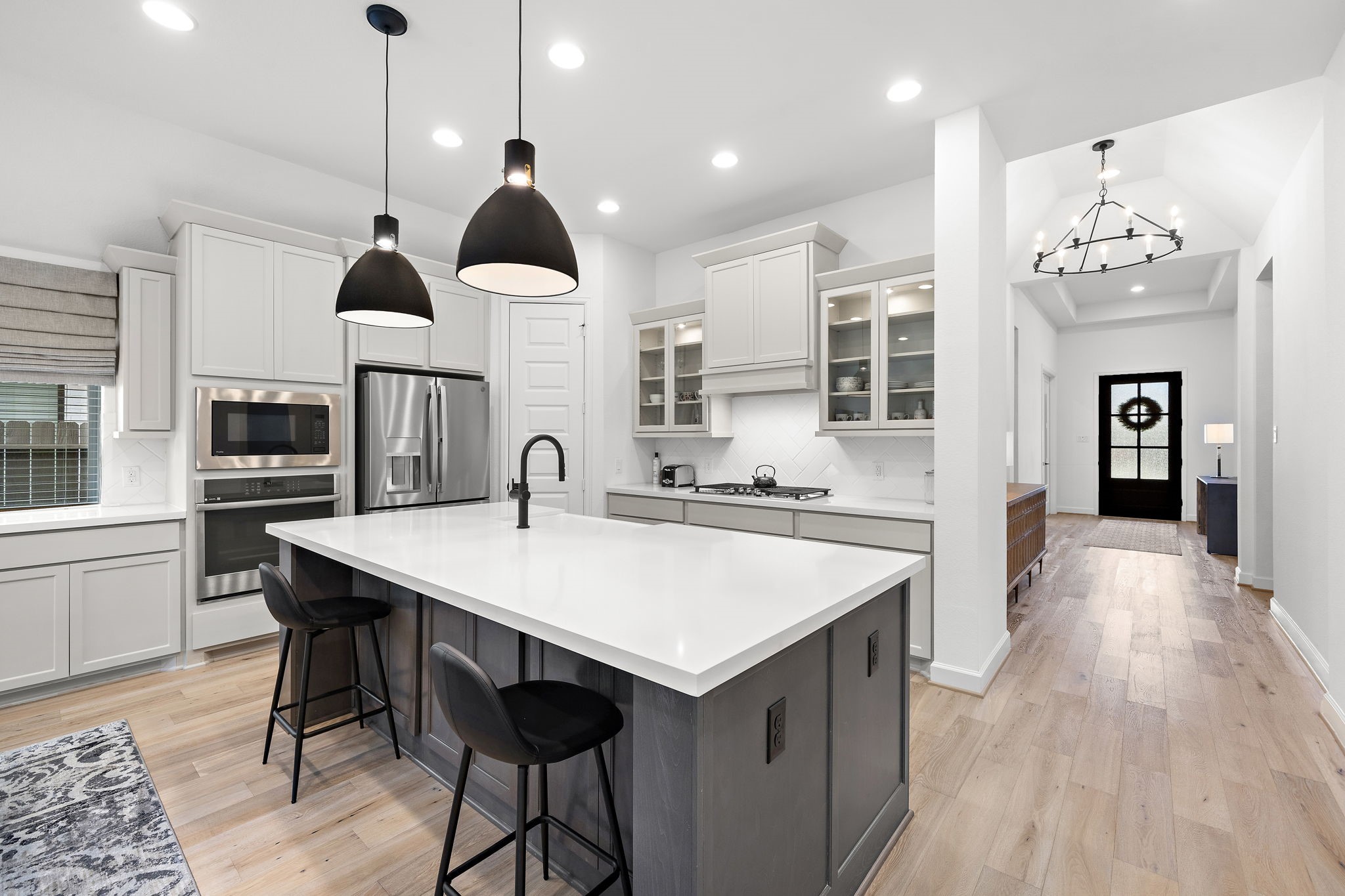 Large kitchen island