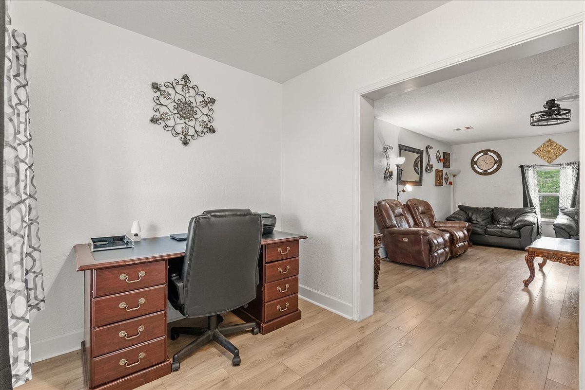 Nice study tucked off the family room or can be a separate dining area