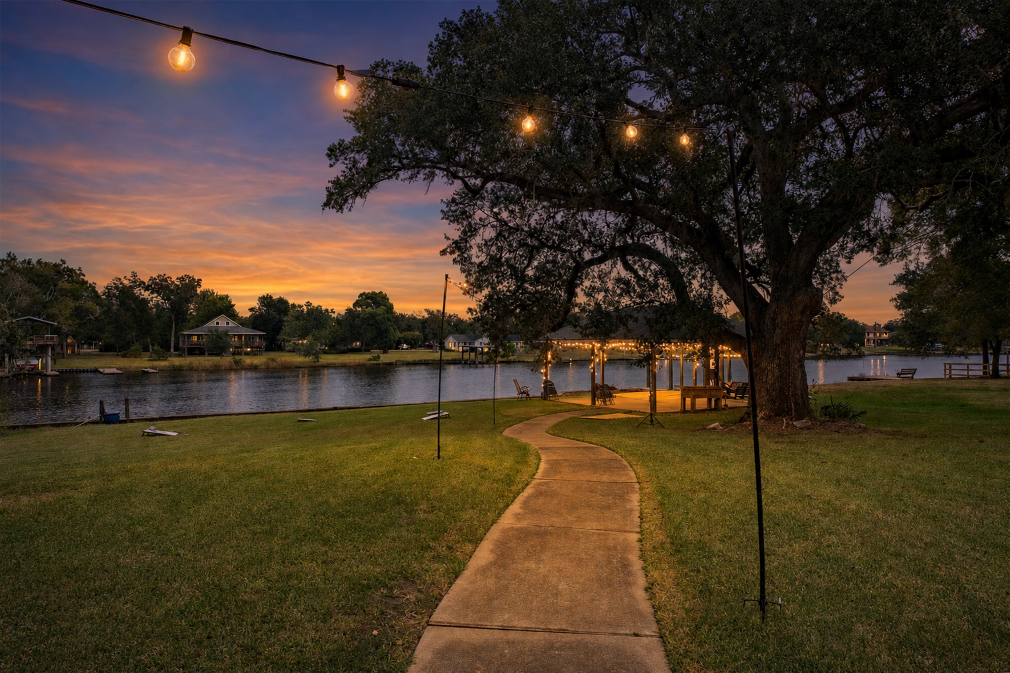 Dusk River View
