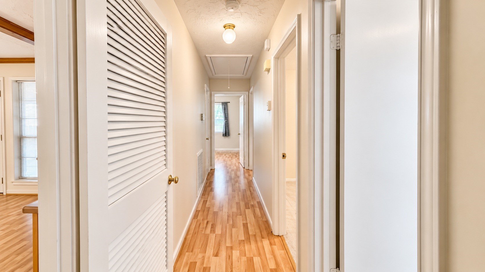 Hallway leading to the bedrooms.