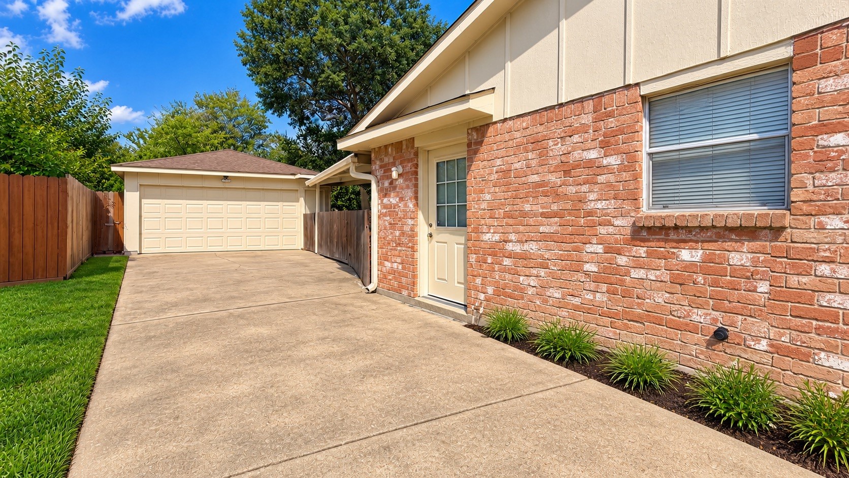 Your private driveway.
