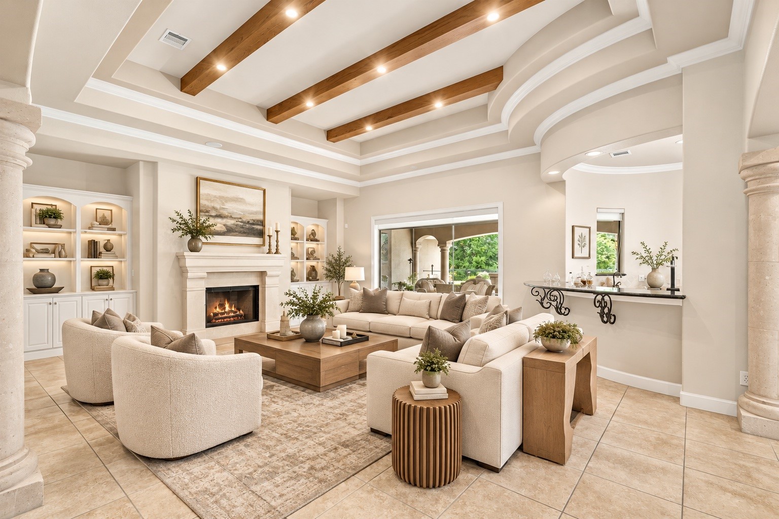 Photo has been AI Enhanced to show the endless possibilities in this gorgeous space. Photo has been AI Enhanced to show the endless possibilities in this gorgeous space.