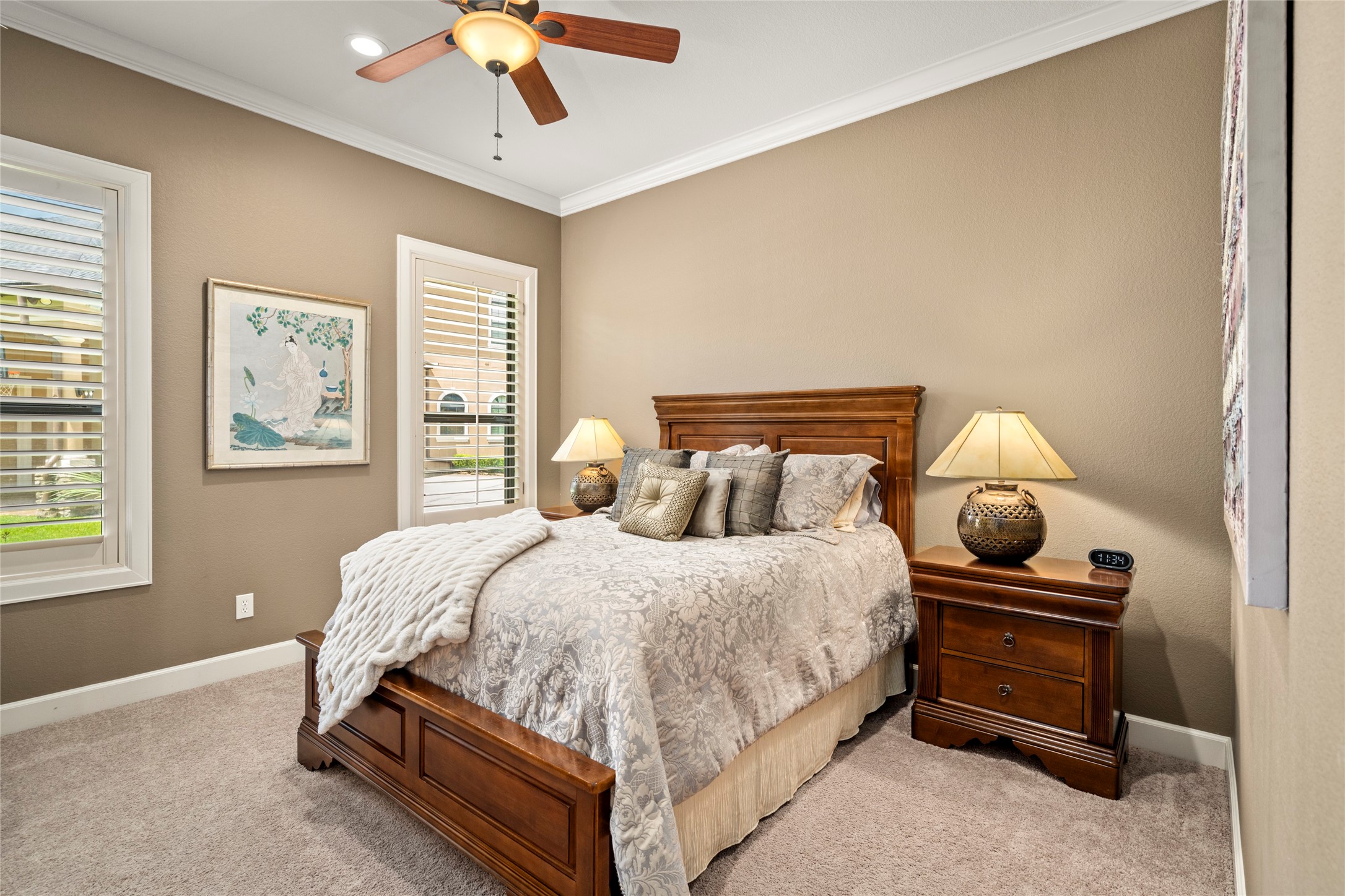 A secondary bedroom makes this spacious home perfect for a large family.