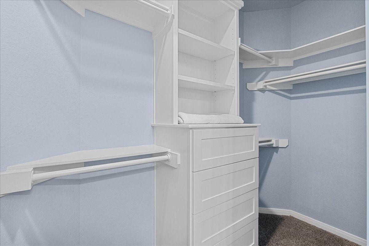 Custom built-ins in closet