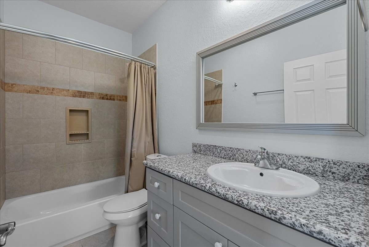 Granite countertops in bathrooms