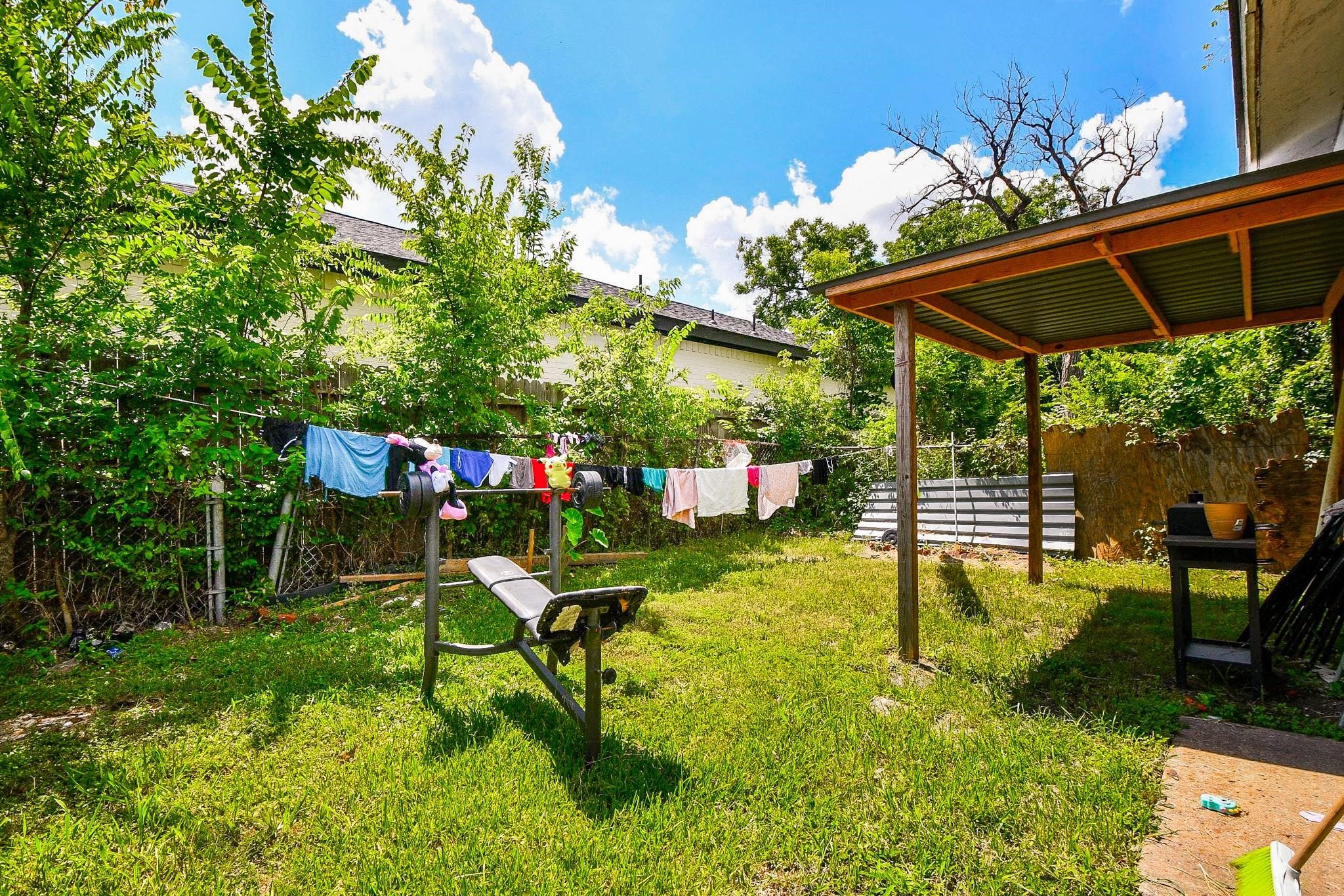 Rear view of property.