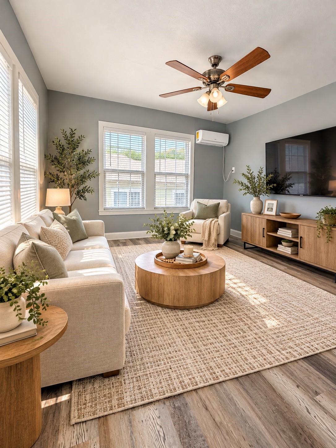 Staged living room. Staged living room.