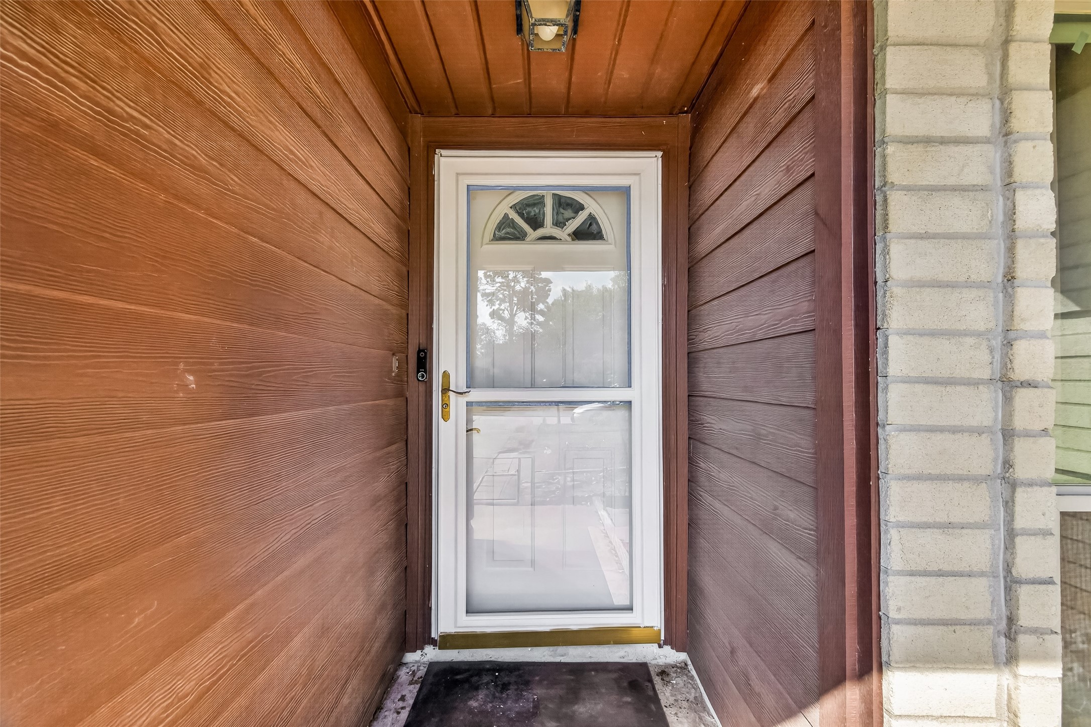 Upon entry to main door- your front area porch. Upon entry to main door- your front area porch.