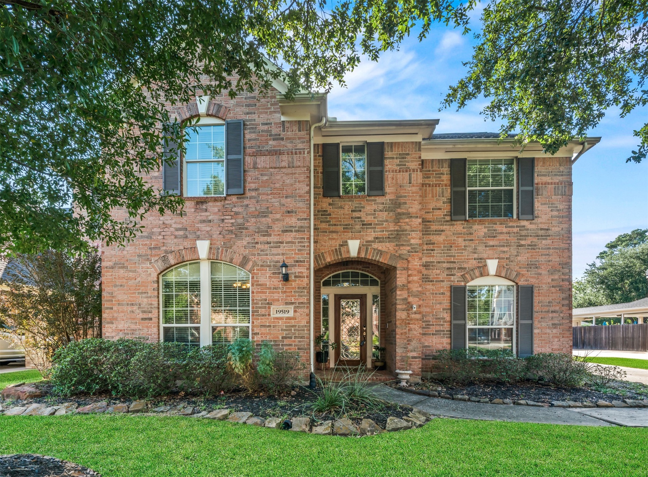 Welcome Home to 19519 Piney Lake Drive, where beautiful interior spaces meet  your very own backyard paradise!