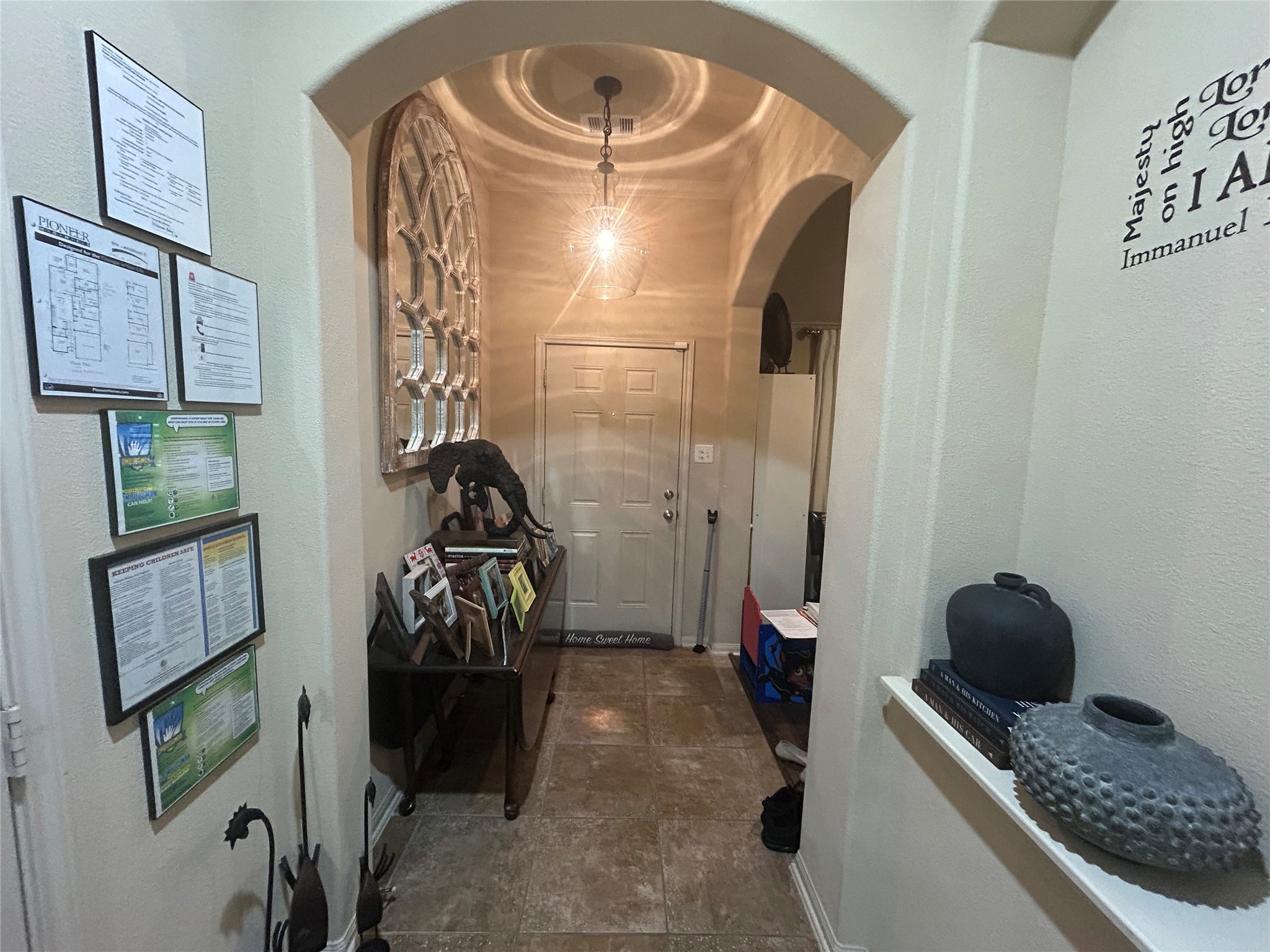 Foyer facing front door