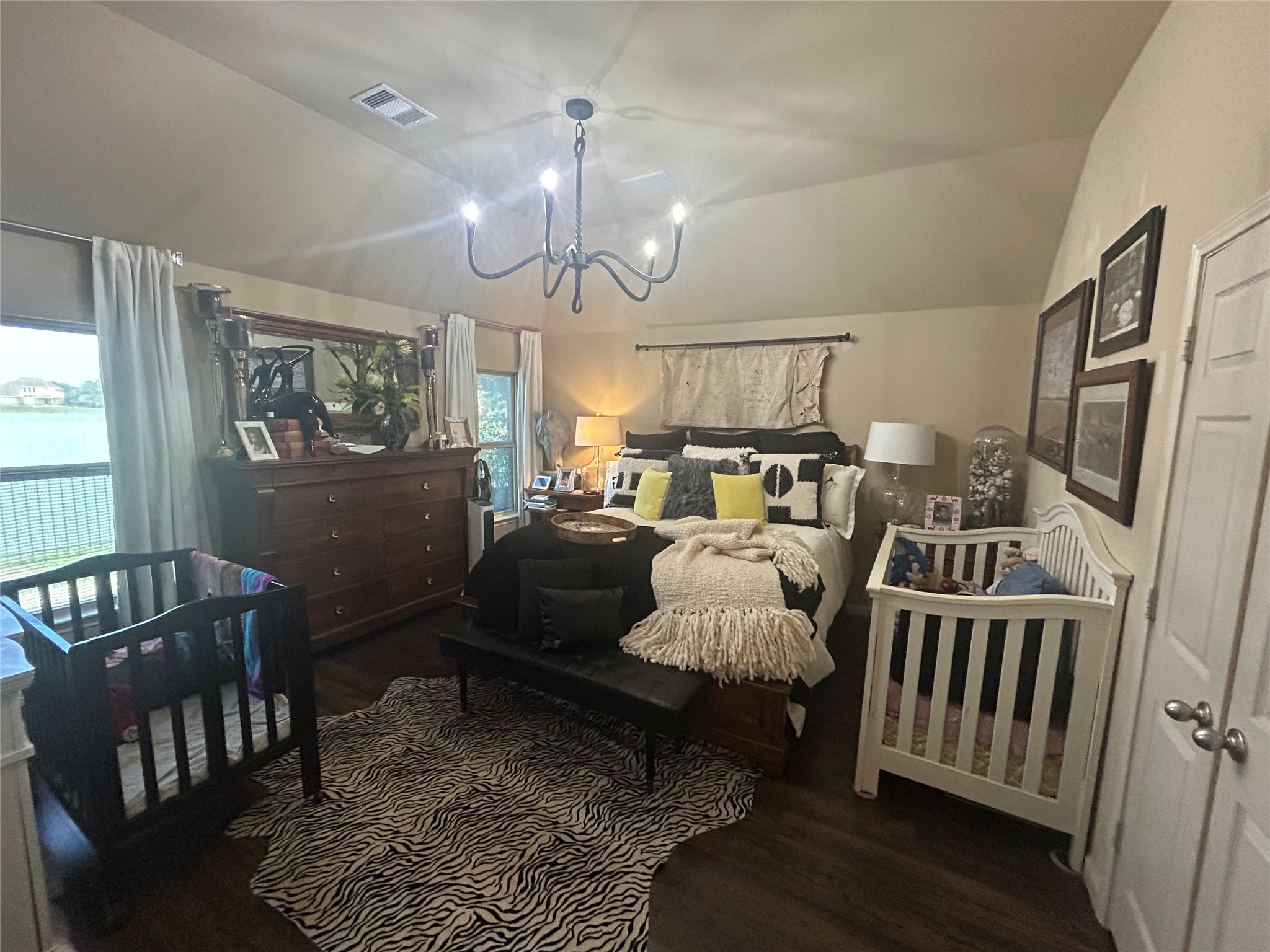 Primary Bedroom off of the living room