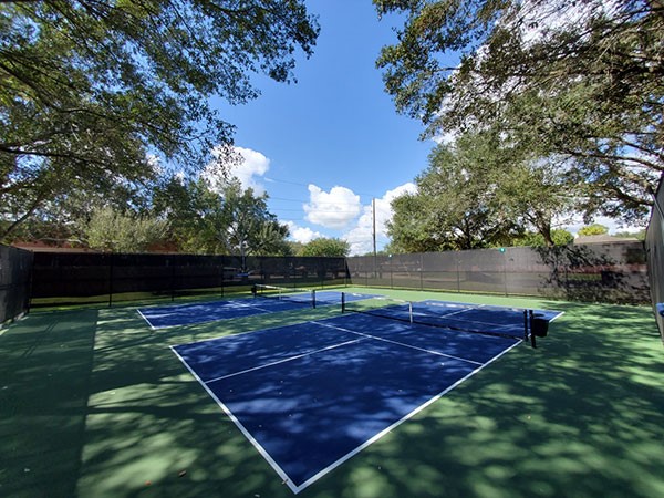 Tennis and pickle ball courts