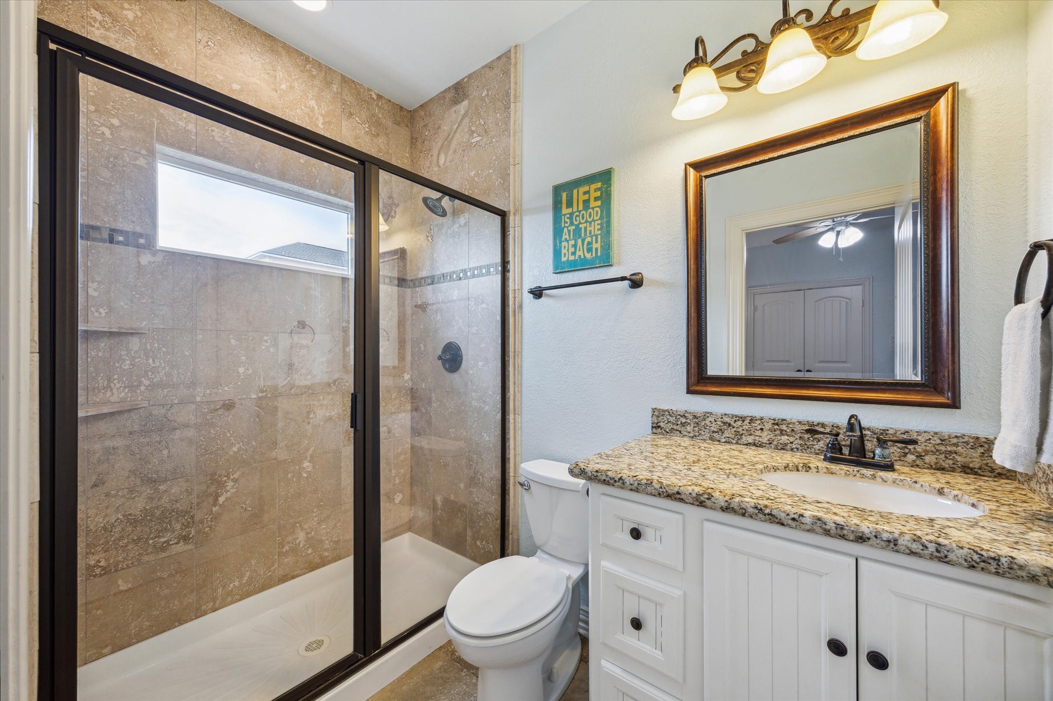 Primary bathroom.