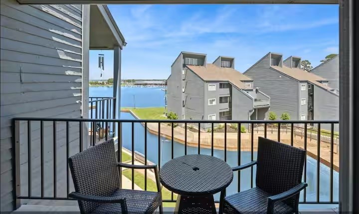 Enjoy your morning coffee or evening cool drink on your private balcony
