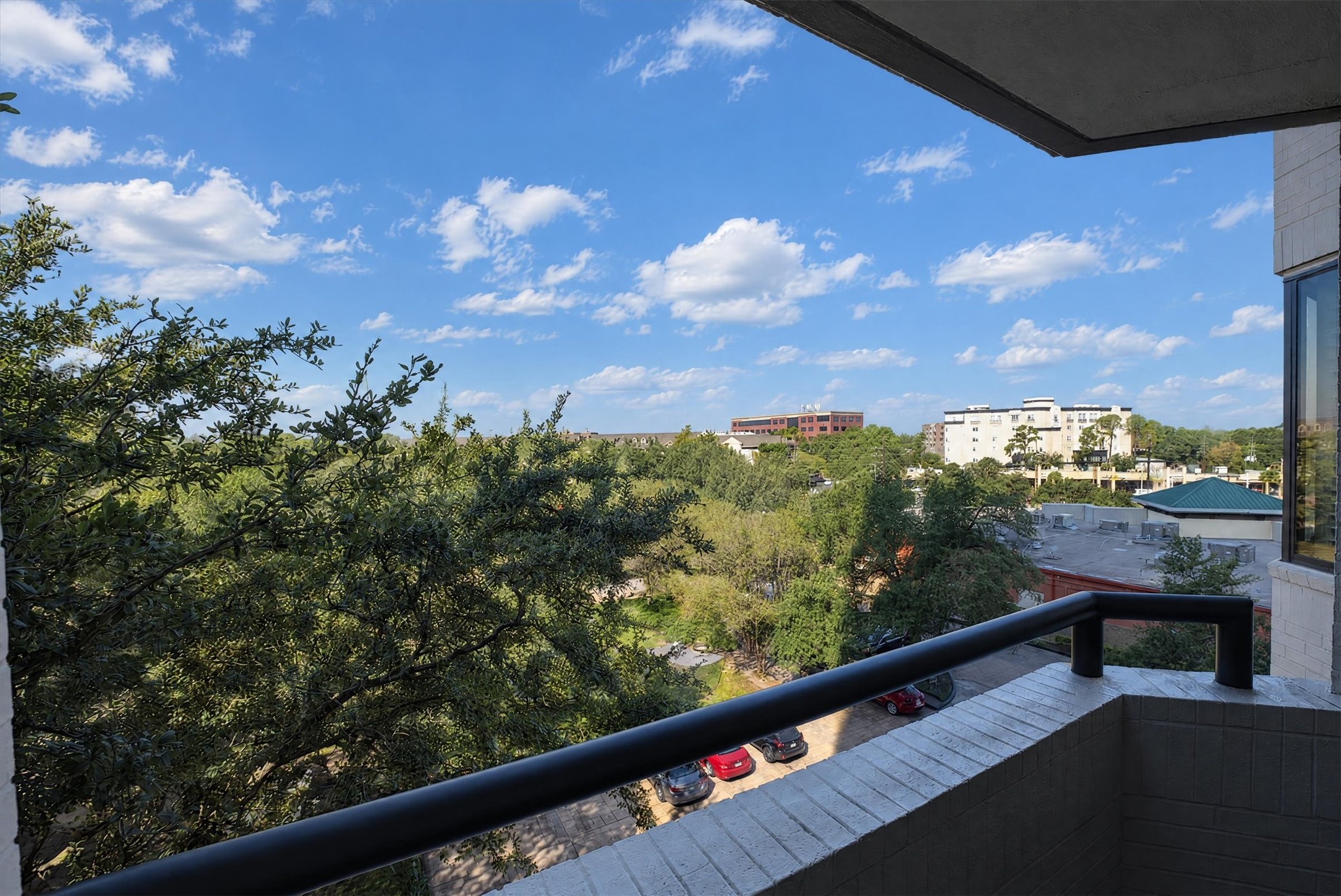 Nice view from the balcony.