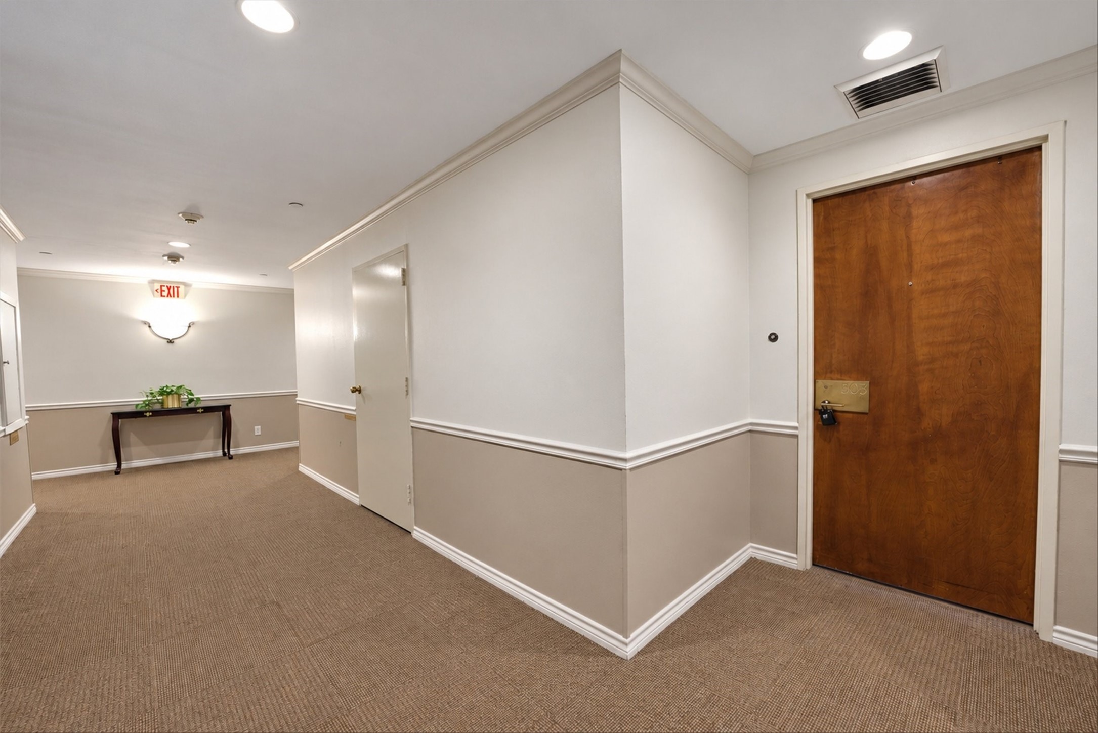 Close to the elevator