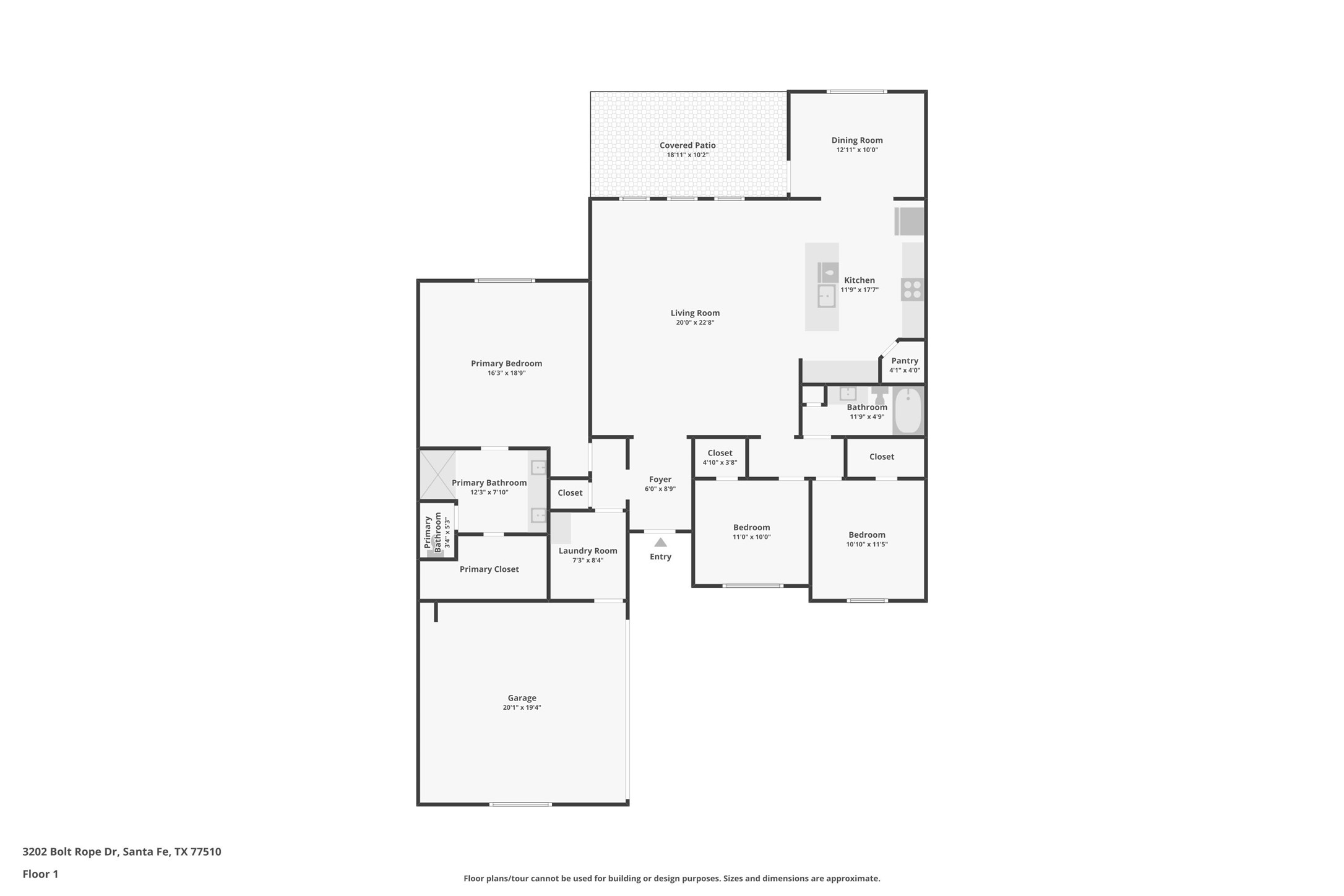 3202 Bolt Rope Drive, Texas City, TX 77510