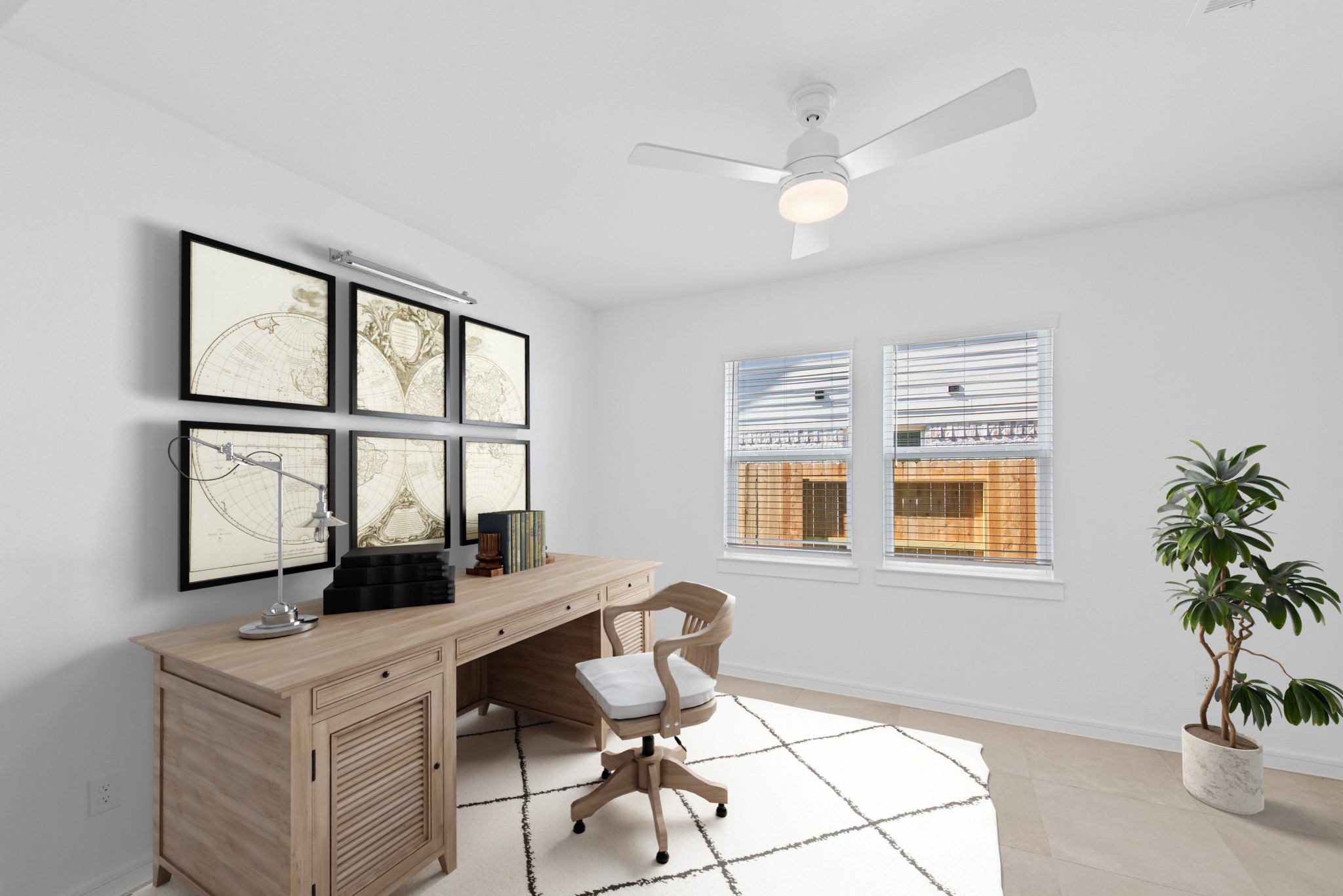Convenient home office (*Photo not of actual home and used for illustration purposes only.)