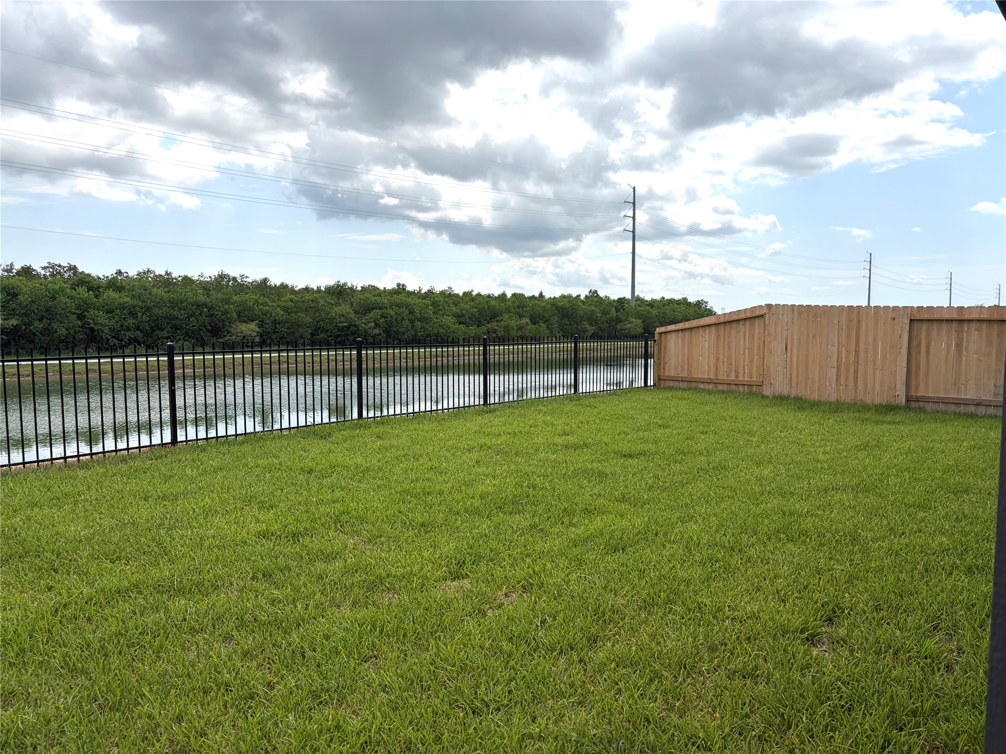 Backyard With Lake View