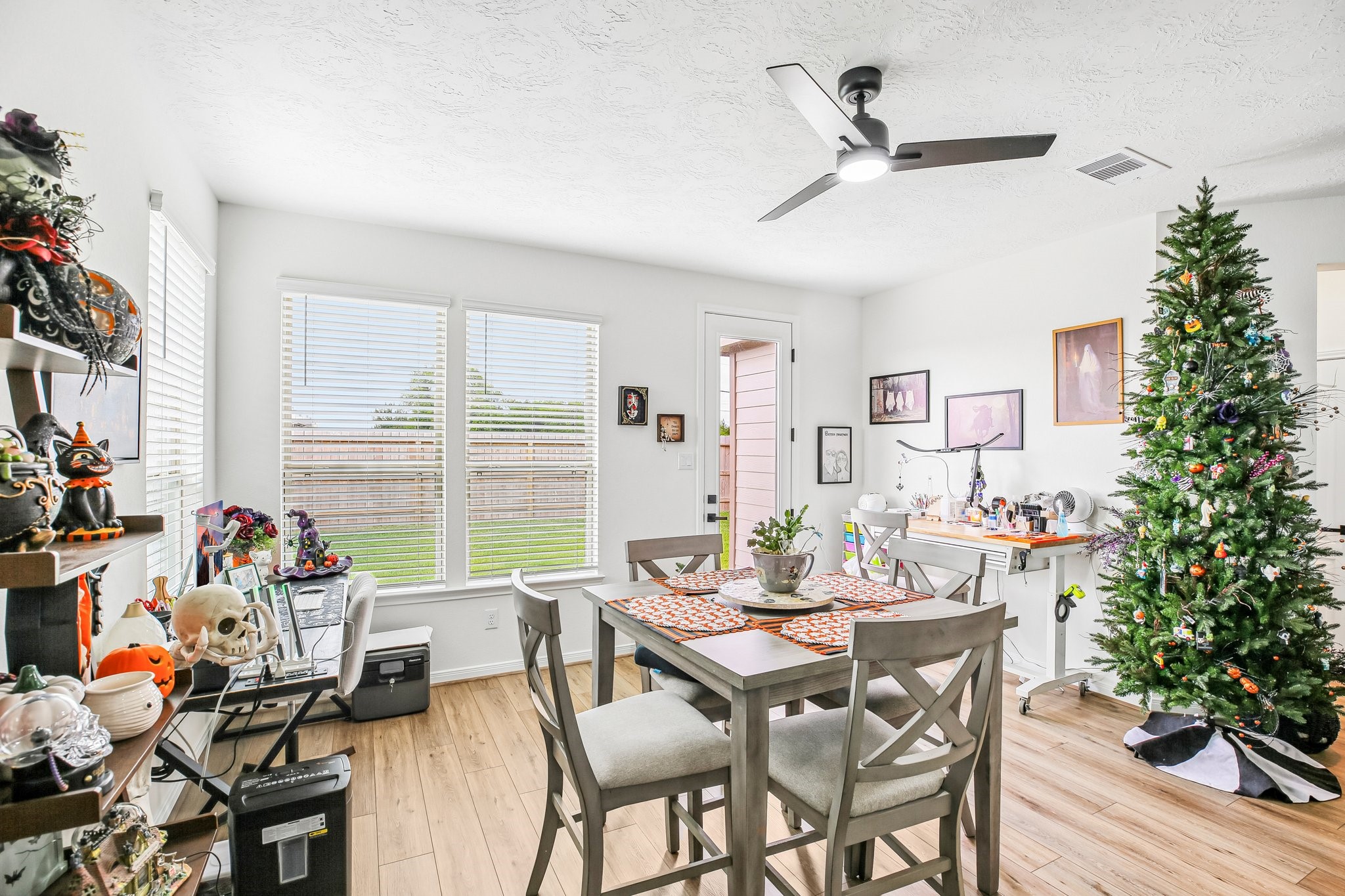 Spacious dining area