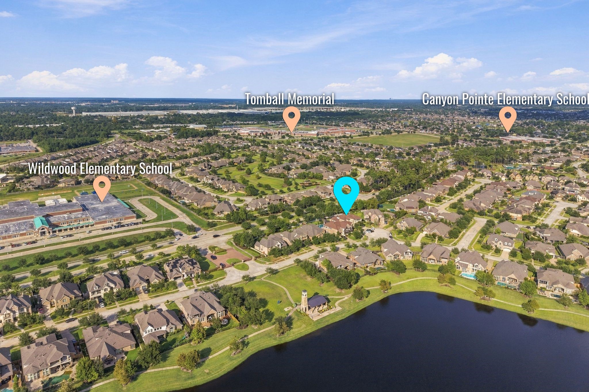 Tomball ISD schools within a short walk and drive!