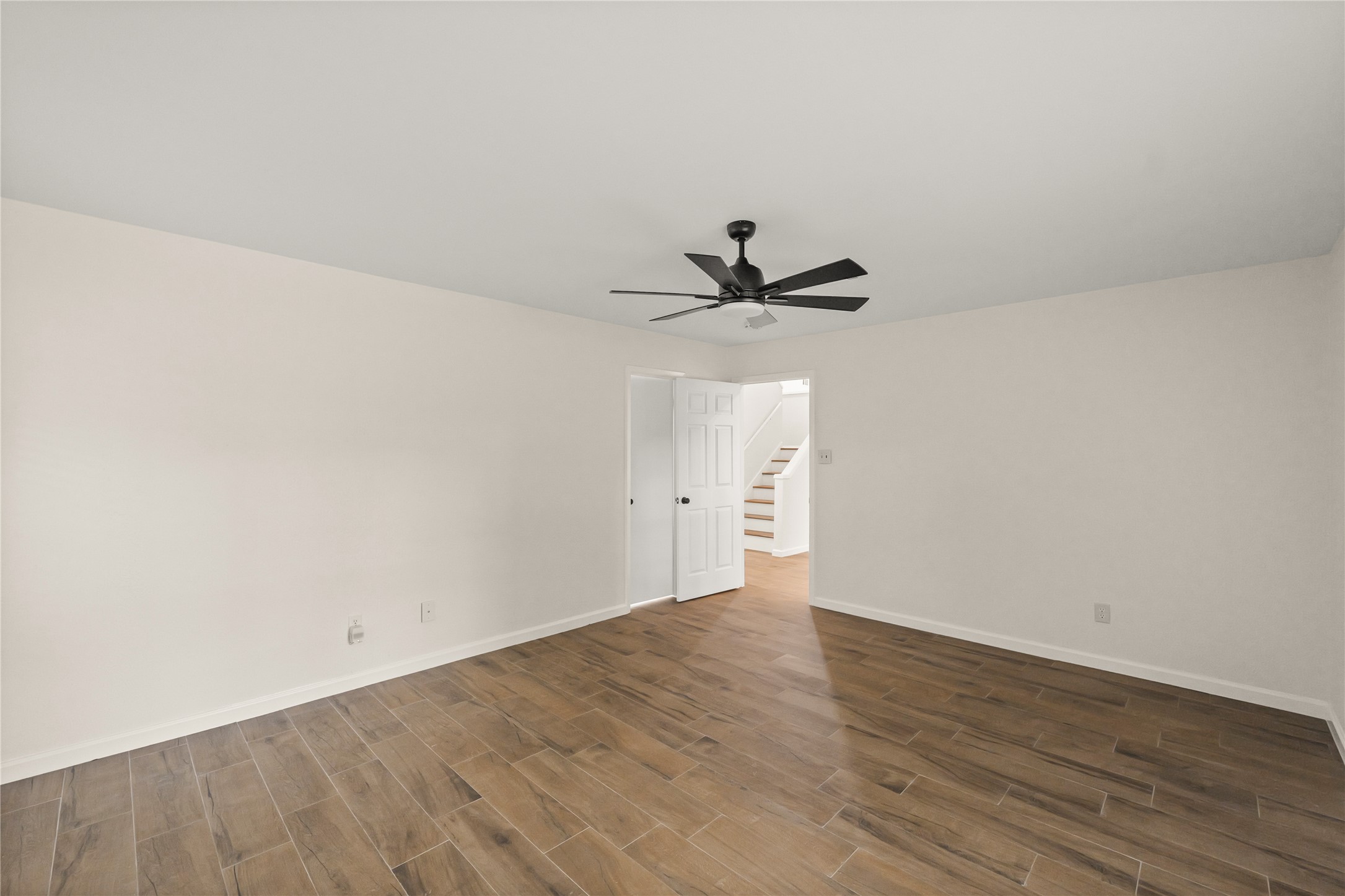 Primary bedroom on the first floor