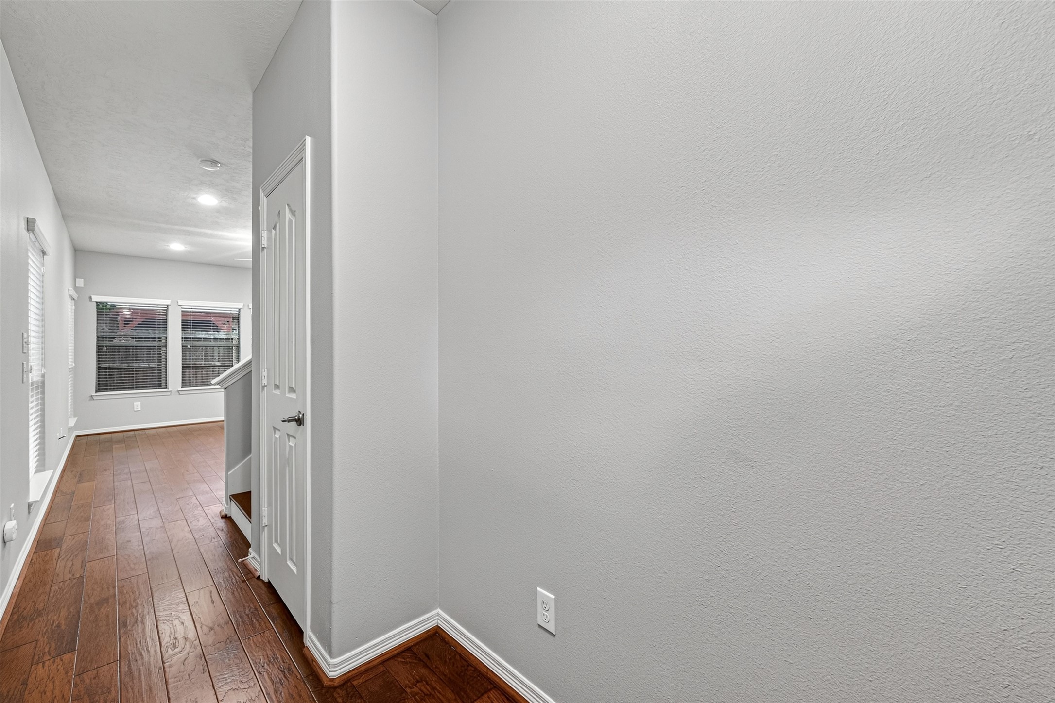 Nook for a console table at the entry way for your drop zone.
