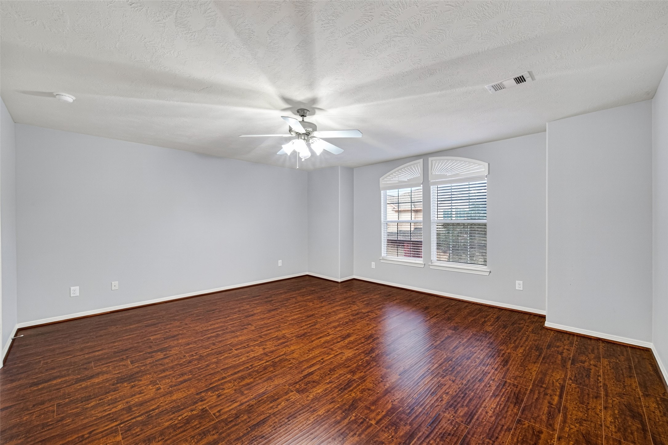 Very large primary ensuite upstairs.  All bedrooms are up.