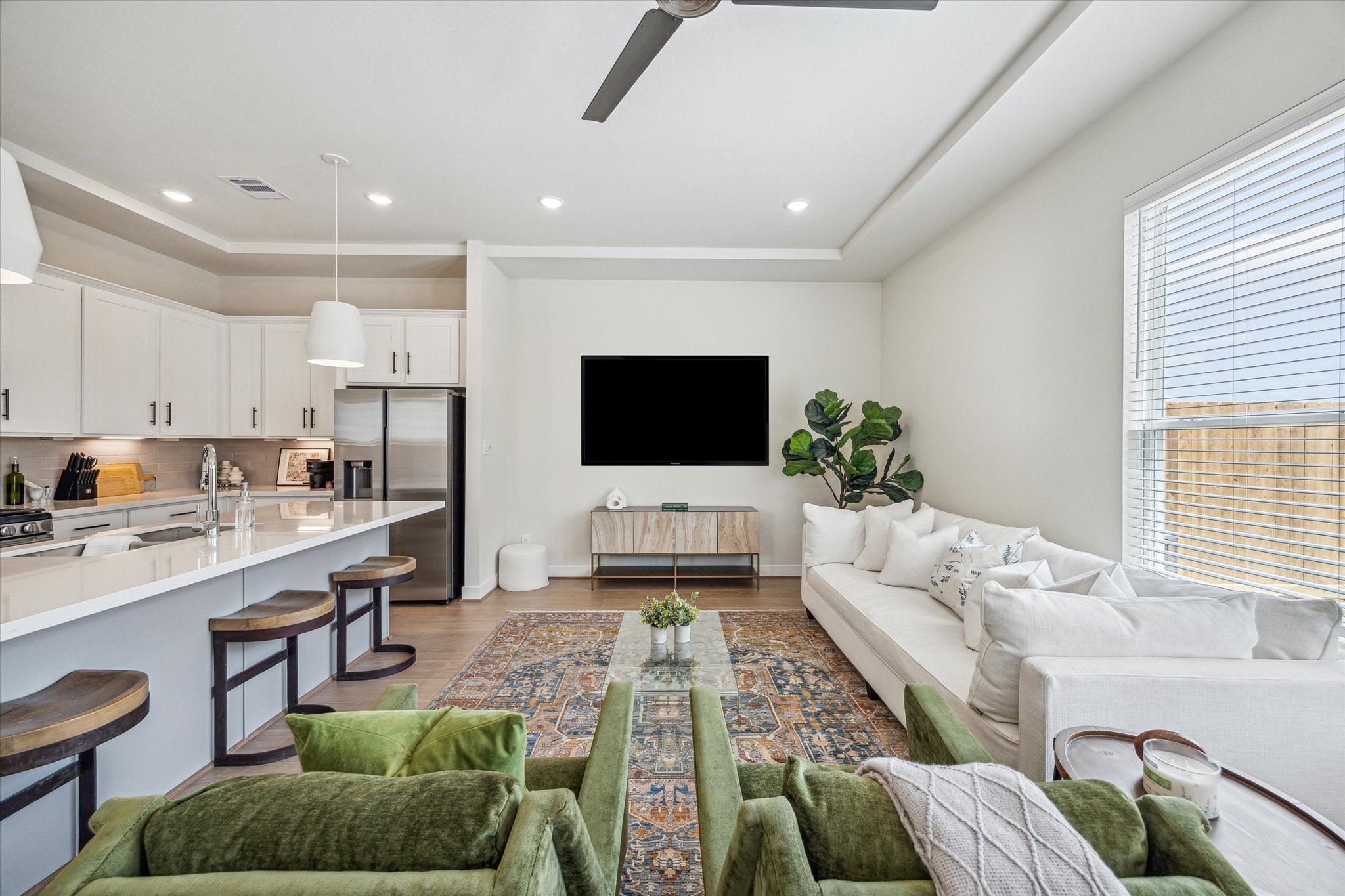 Representative photo showing the communitys model home living room. Layout and selections may vary. Representative photo showing the communitys model home living room. Layout and selections may vary.