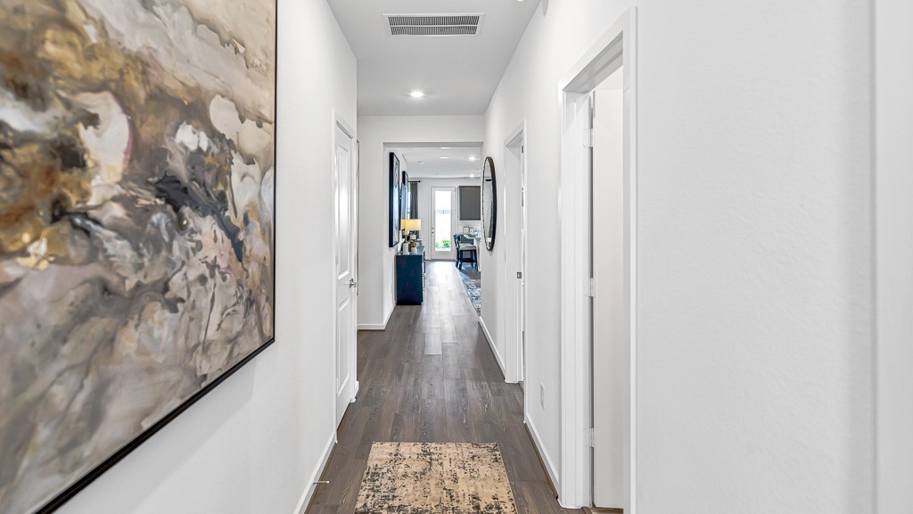 As you enter the sightline extends to back of home for and inviting ambiance.