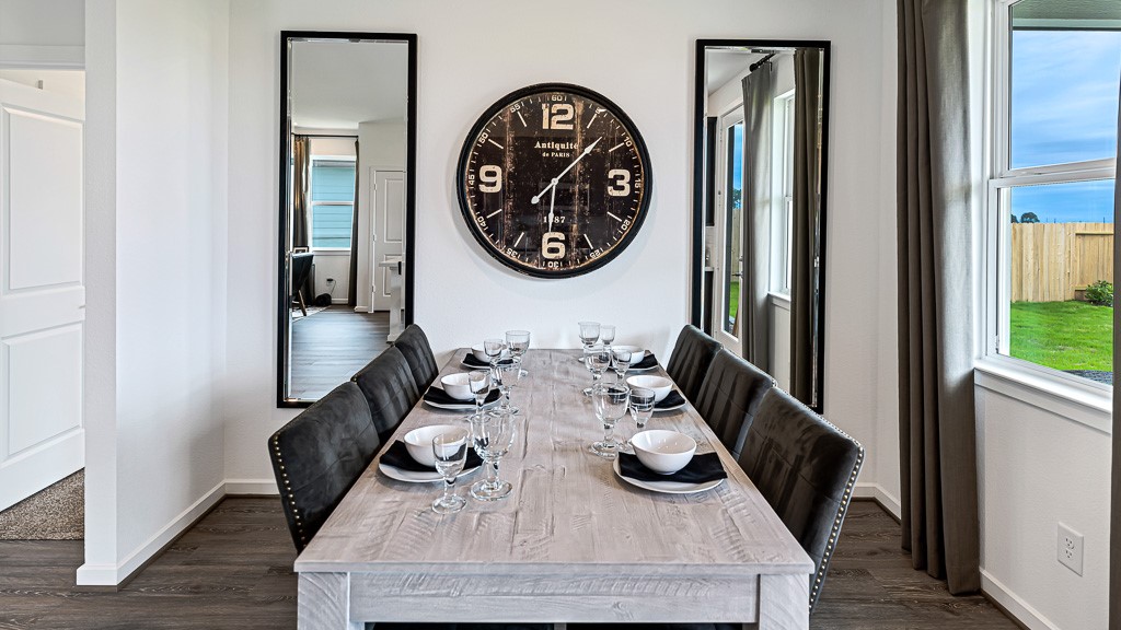 Dining room has an intimate, upscale ambiance.