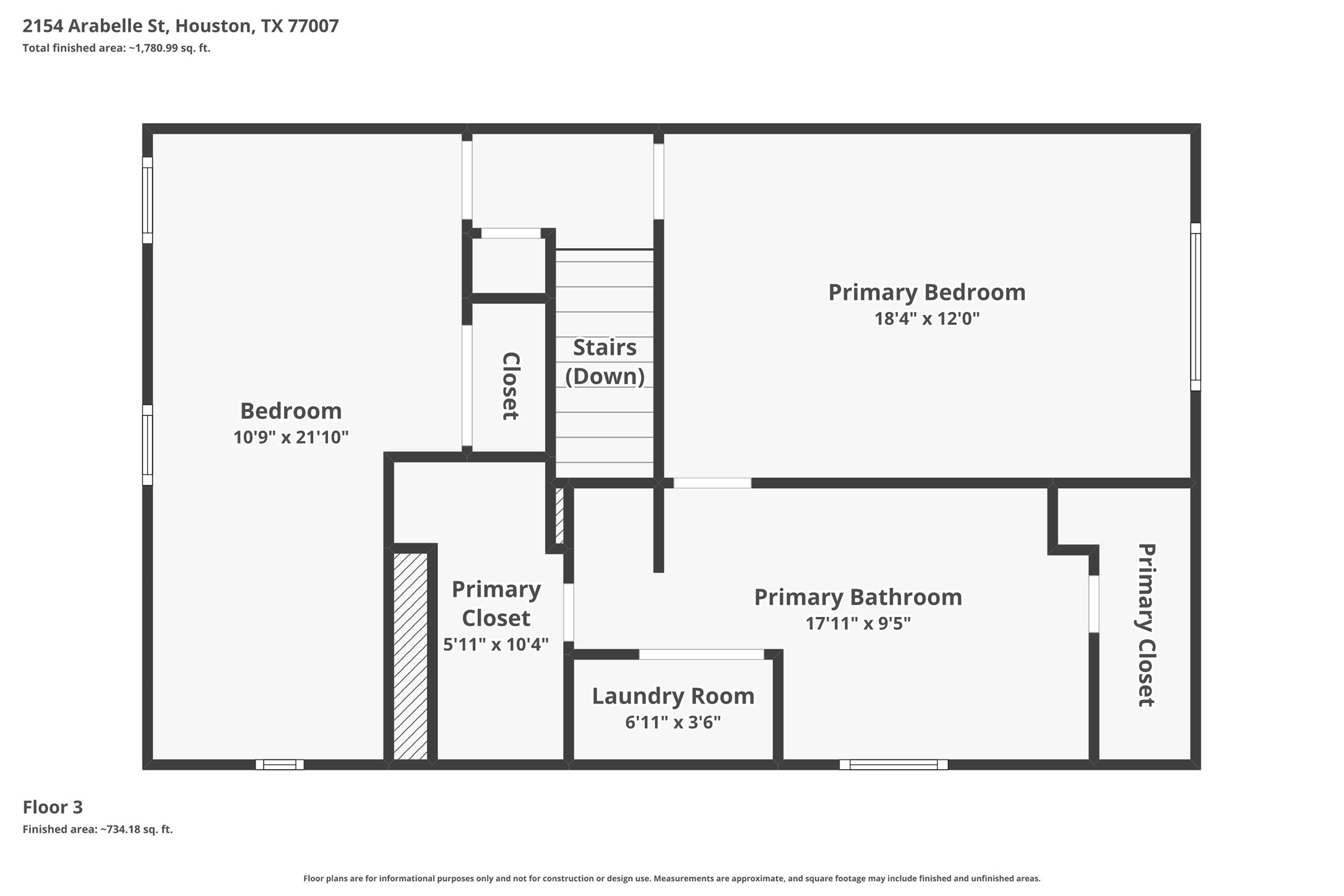 Floor plan - 3rd floor