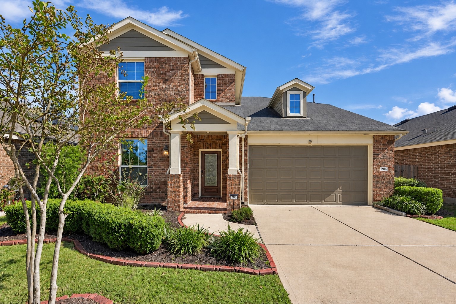 Welcome home to this beautiful two story brick residence featuring charming curb appeal and thoughtfully maintained landscaping. Welcome home to this beautiful two story brick residence featuring charming curb appeal and thoughtfully maintained landscaping.