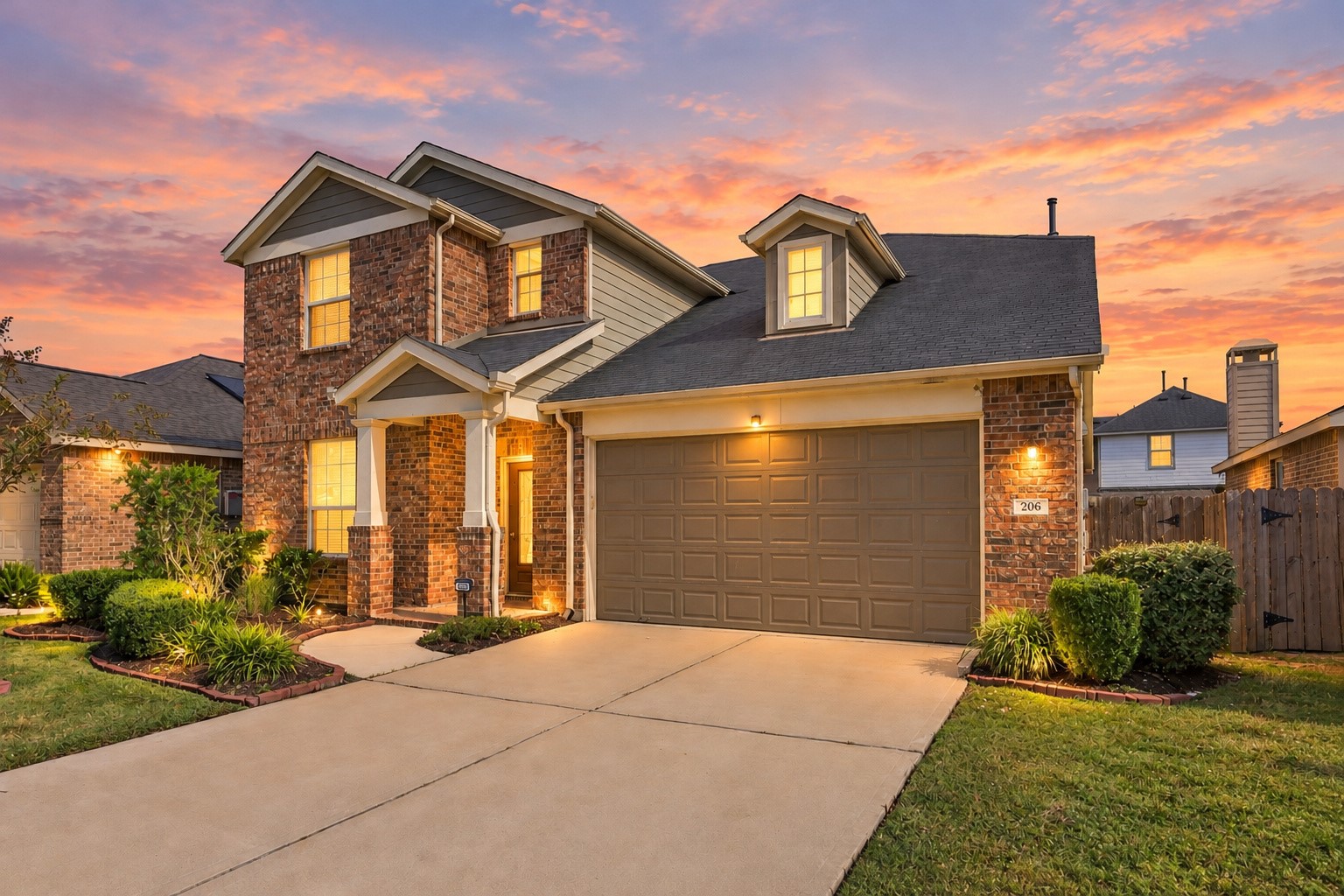 Beautiful from sunrise to sunset, this charming home welcomes you with stunning curb appeal, beautifully maintained landscaping, and a warm, inviting entrance, your next chapter starts here!
