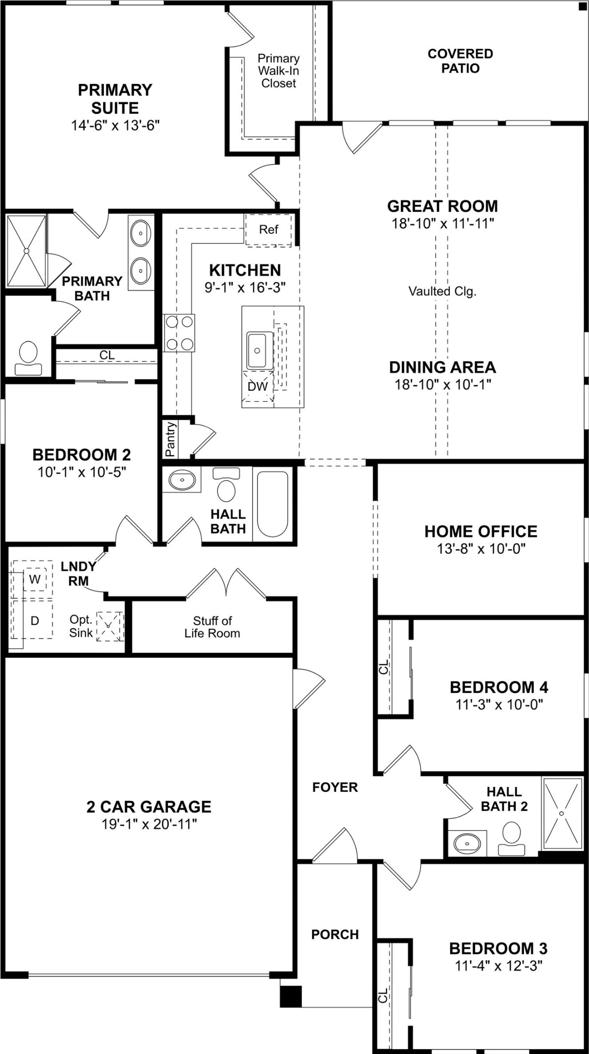 The Passionflower II floor plan by K. Hovnanian Homes. 1st Floor shown. *Prices, plans, dimensions, features, specifications, materials, and availability of homes or communities are subject to change without notice or obligation.