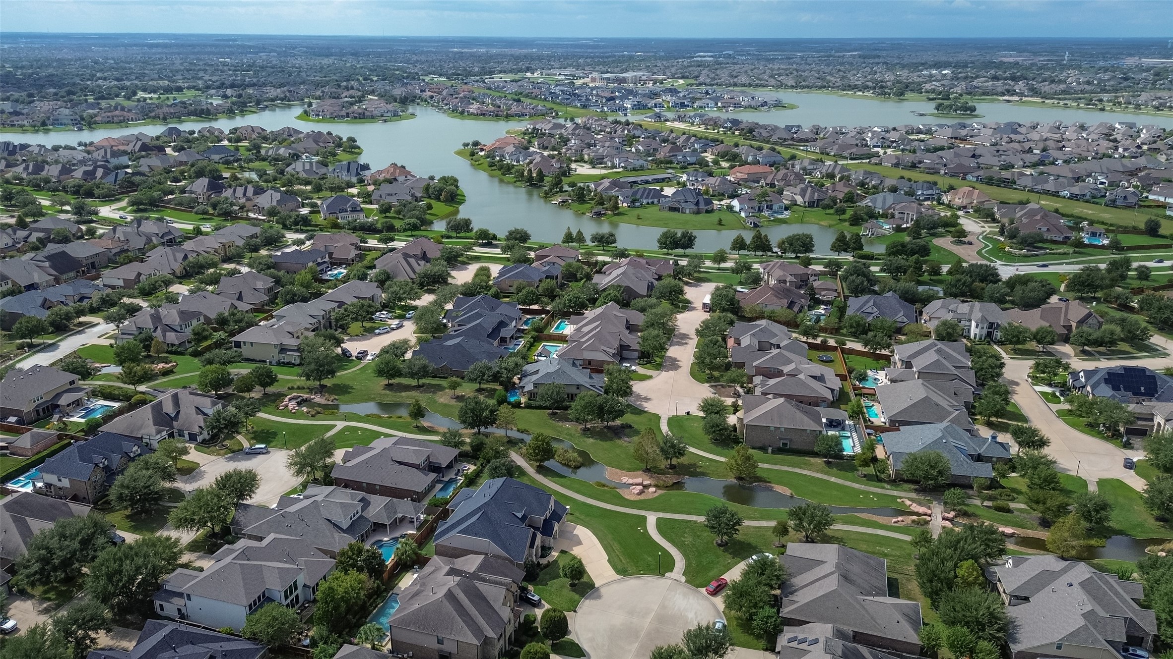 Aerial of Home/Towne Lake