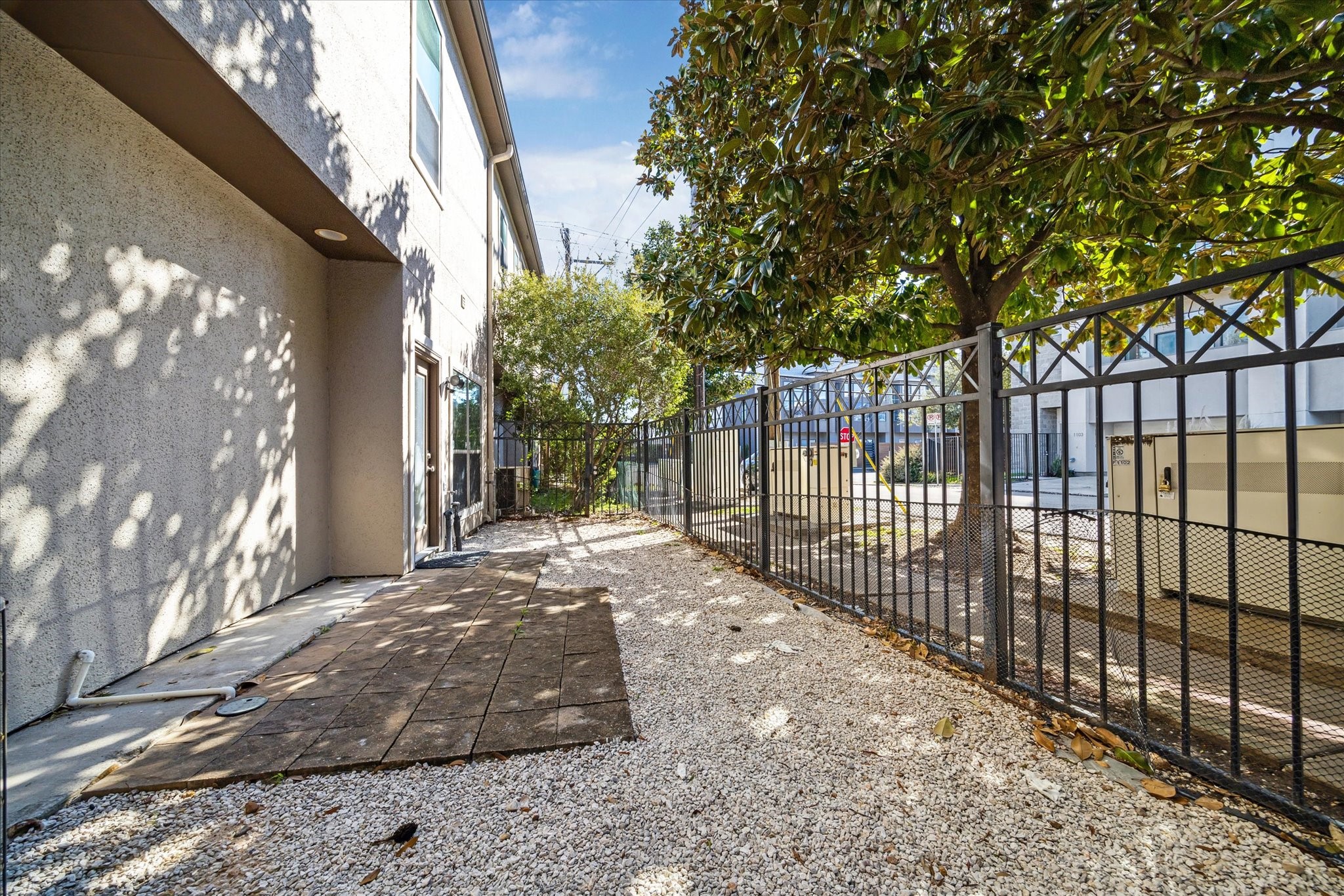 A great space to grill or enjoy the Fall weather!