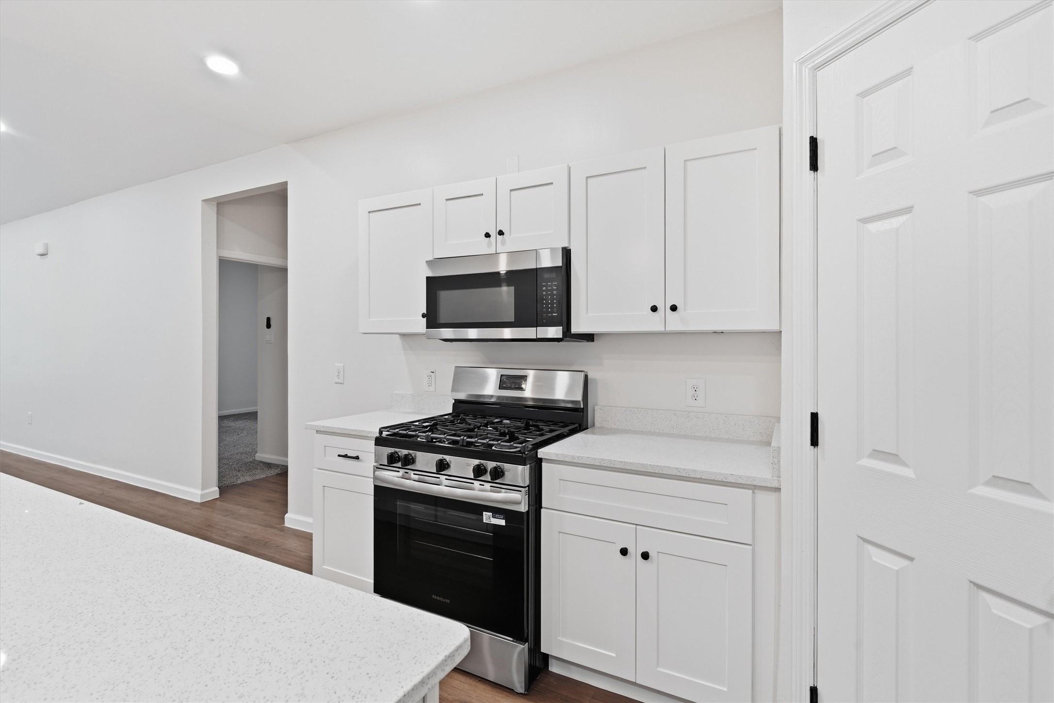 Gas stove, stainless steel appliances