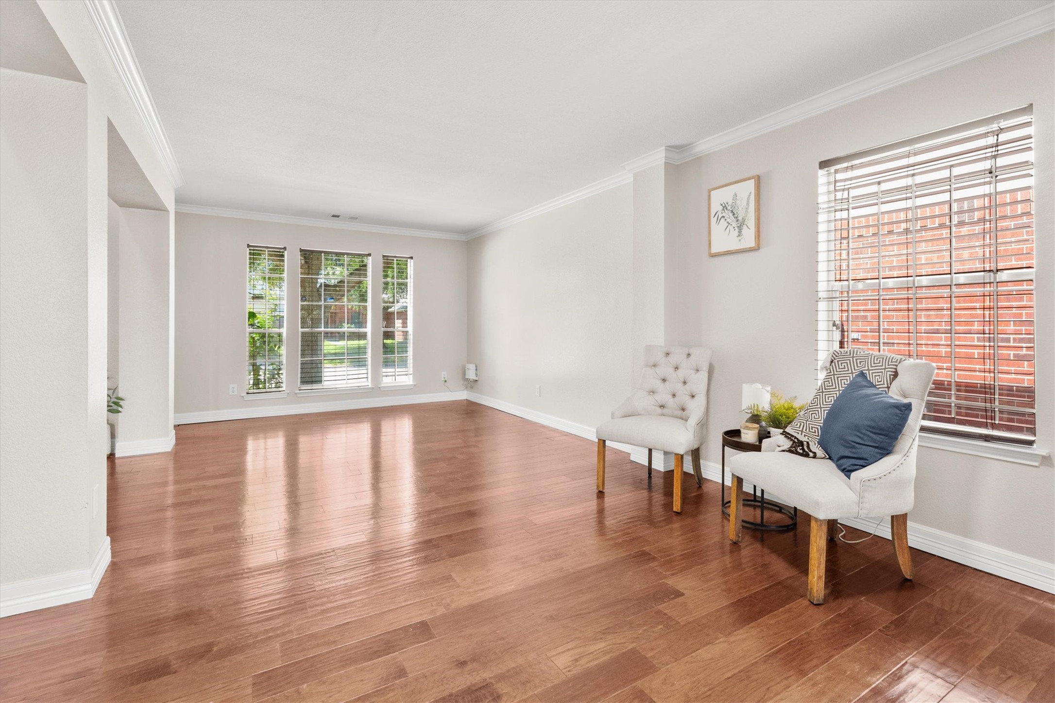 Bright, versatile living and dining spaces designed for comfortable everyday living and entertaining.