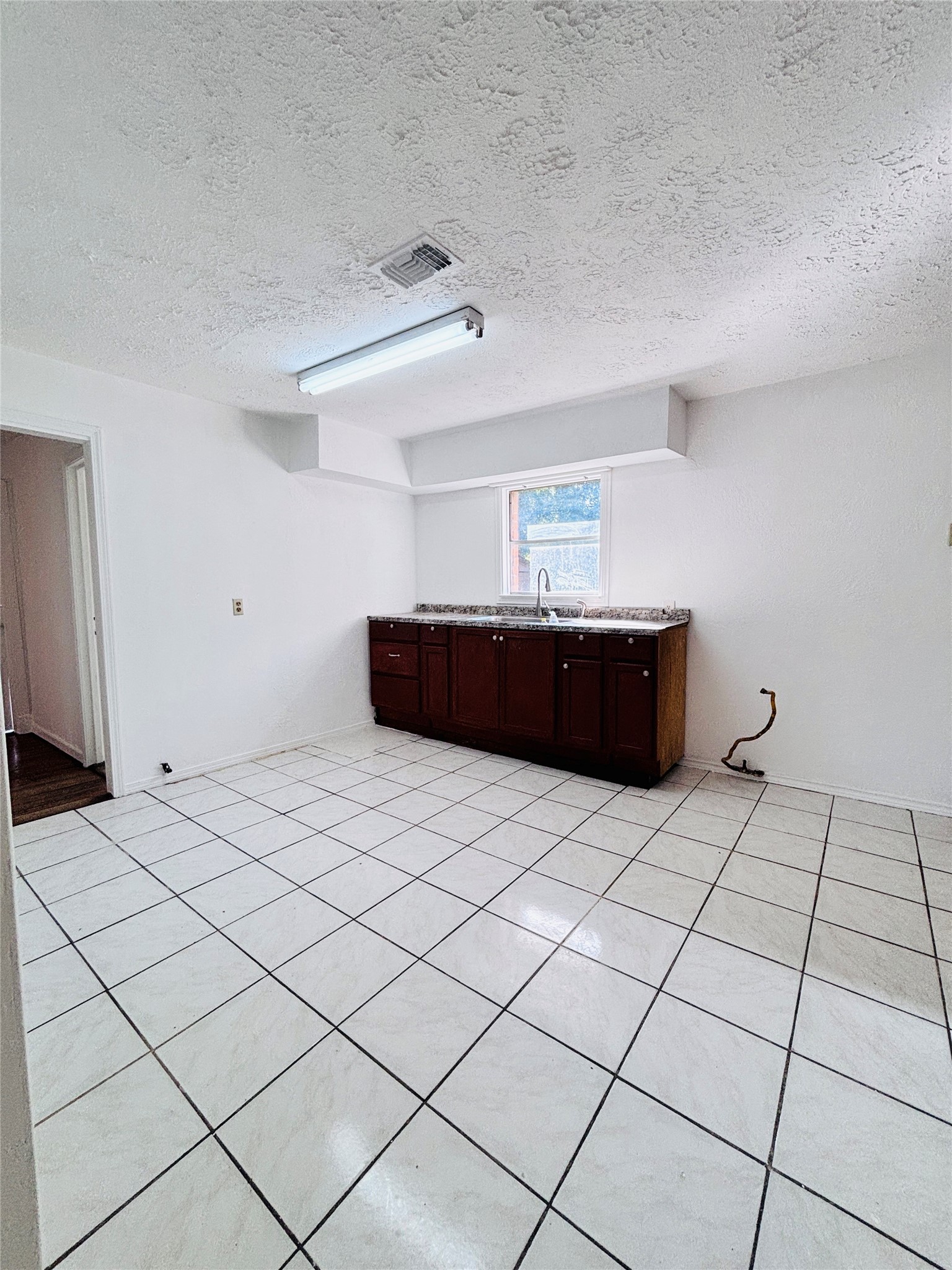 Kitchen and dining area