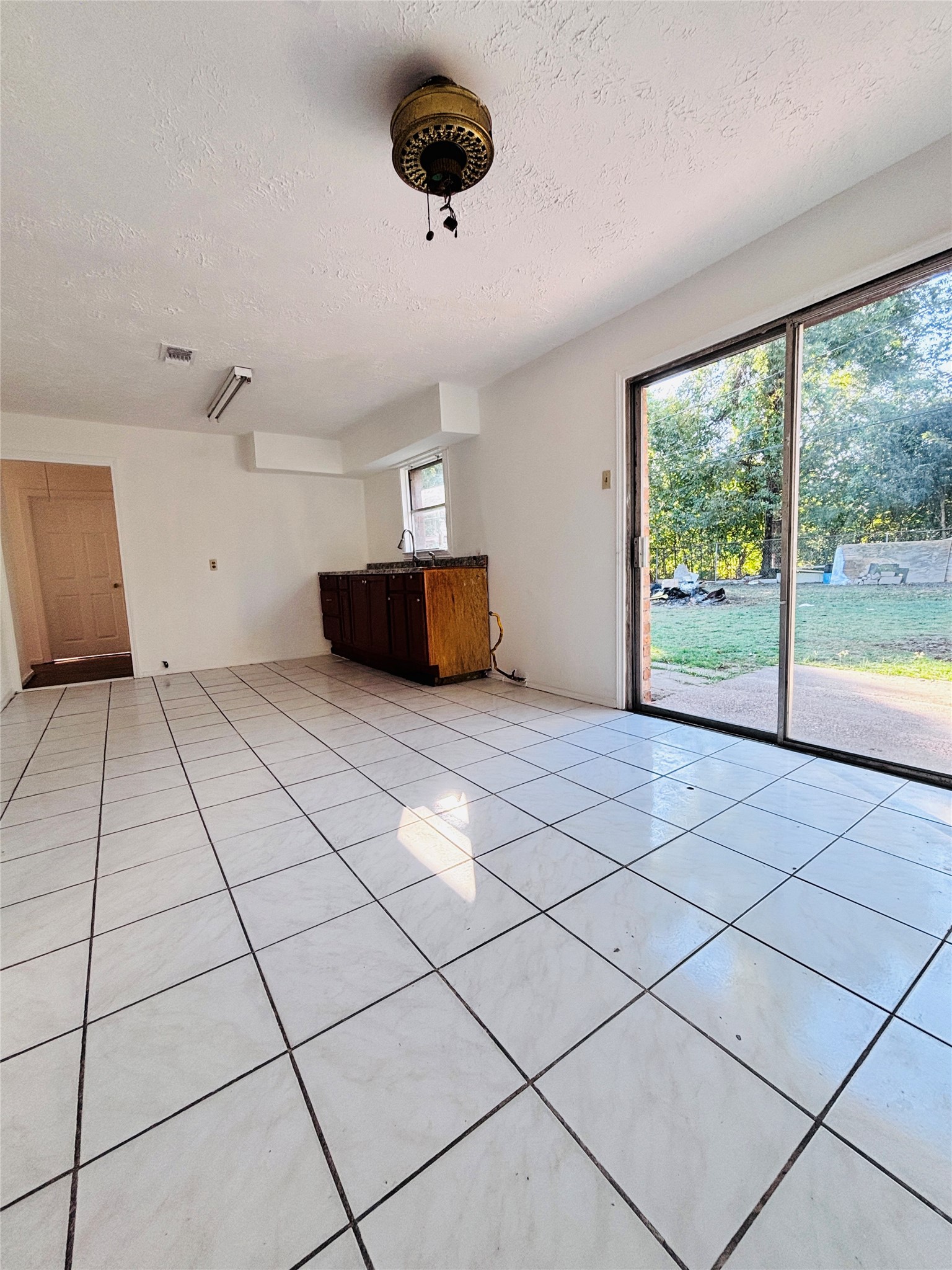 Kitchen and dining area