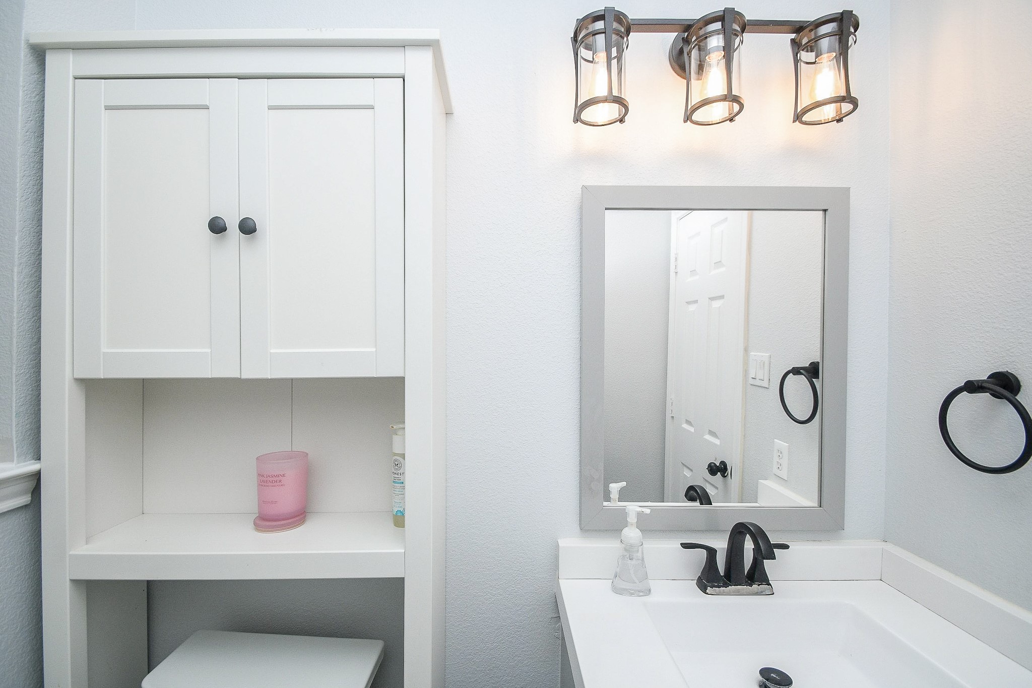 Half bath located on first floor.