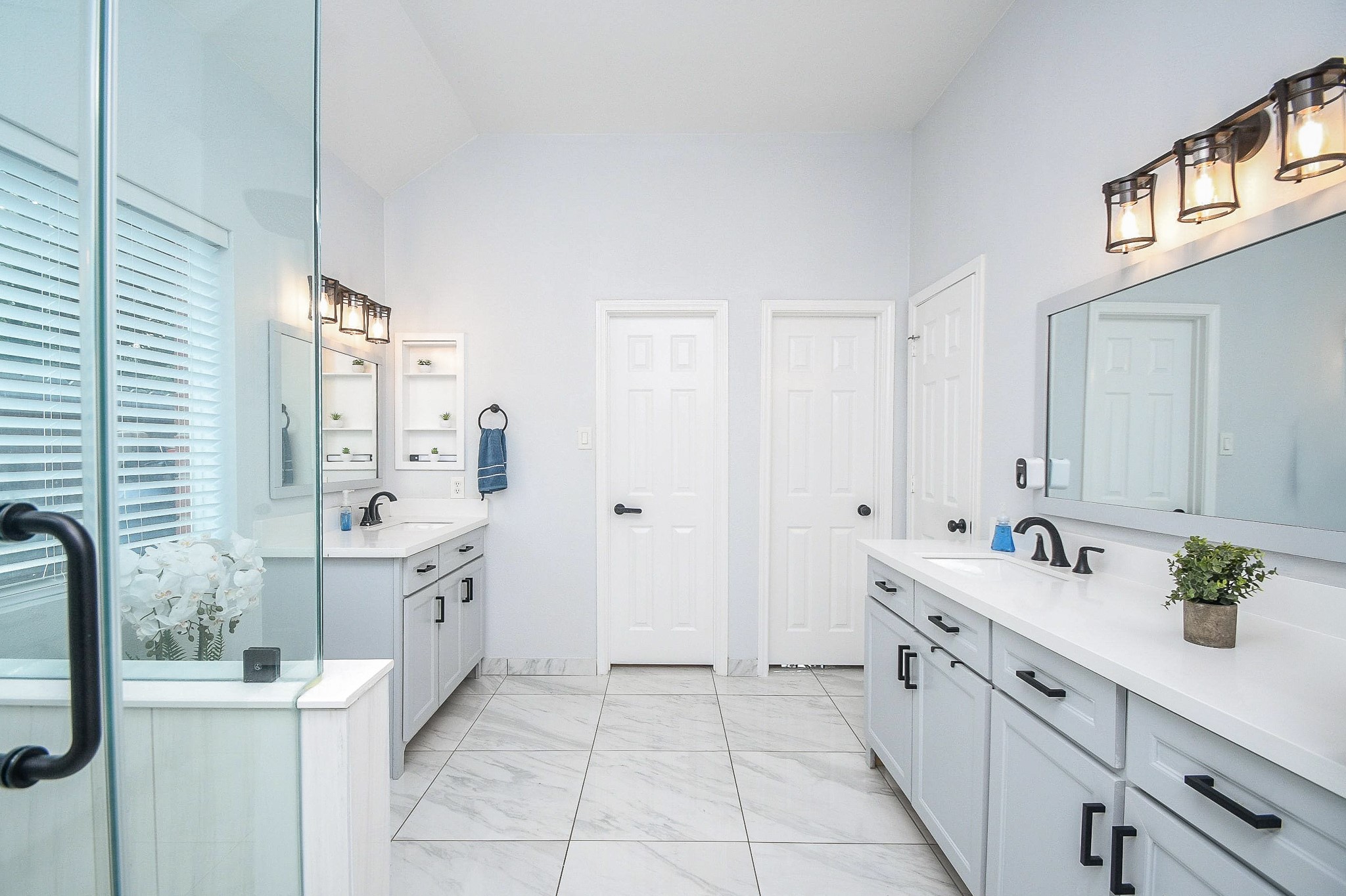 Super stylish bathroom remodel!