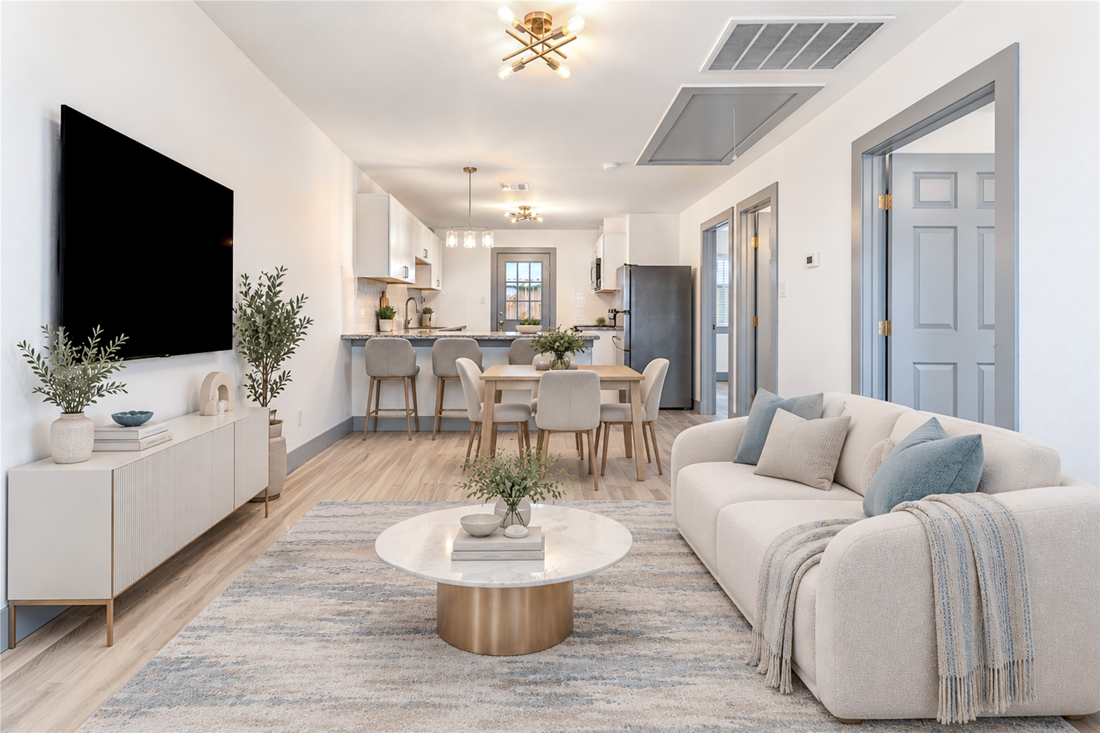 Virtual Staging of this gorgeous living room with open concept. Virtual Staging of this gorgeous living room with open concept.